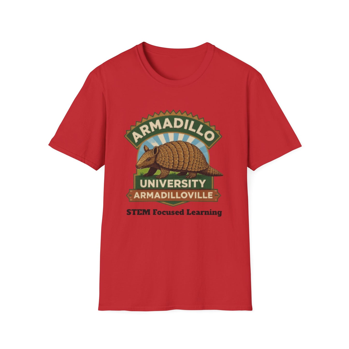 Armadillo University T‑Shirt | Armadilloville | STEM focused higher education