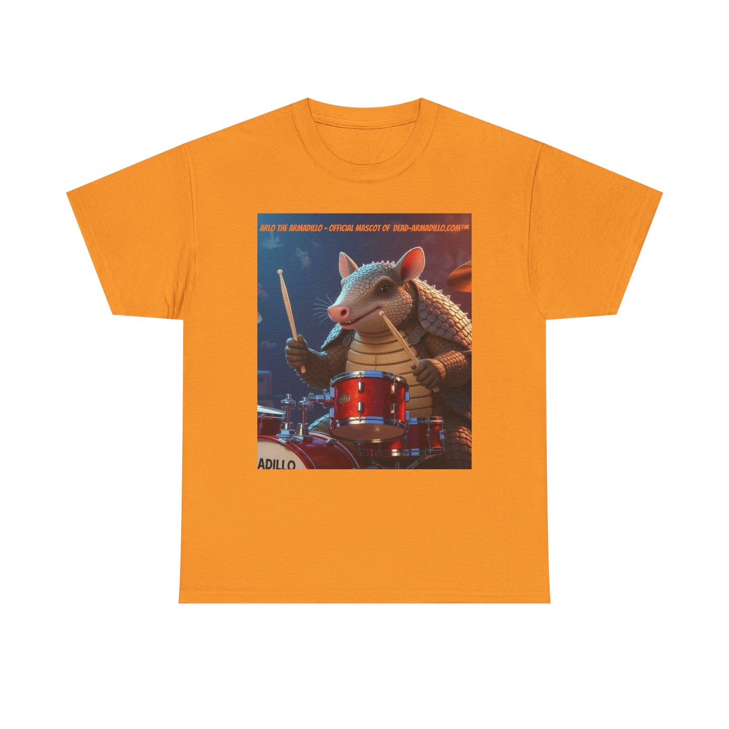 Arlo the Drumming Armadillo | Official Business Mascot | T-Shirt
