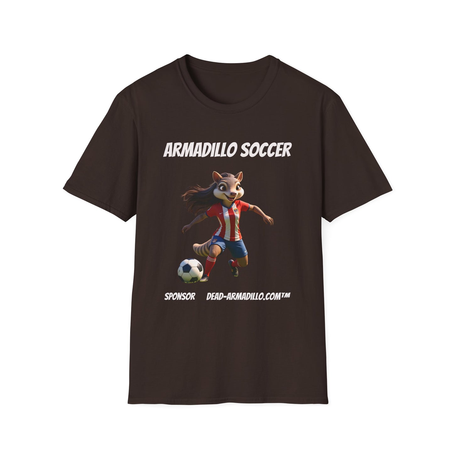 Armadillo Soccer Team T-Shirt  | Adults - Teens | Soccer Fans
