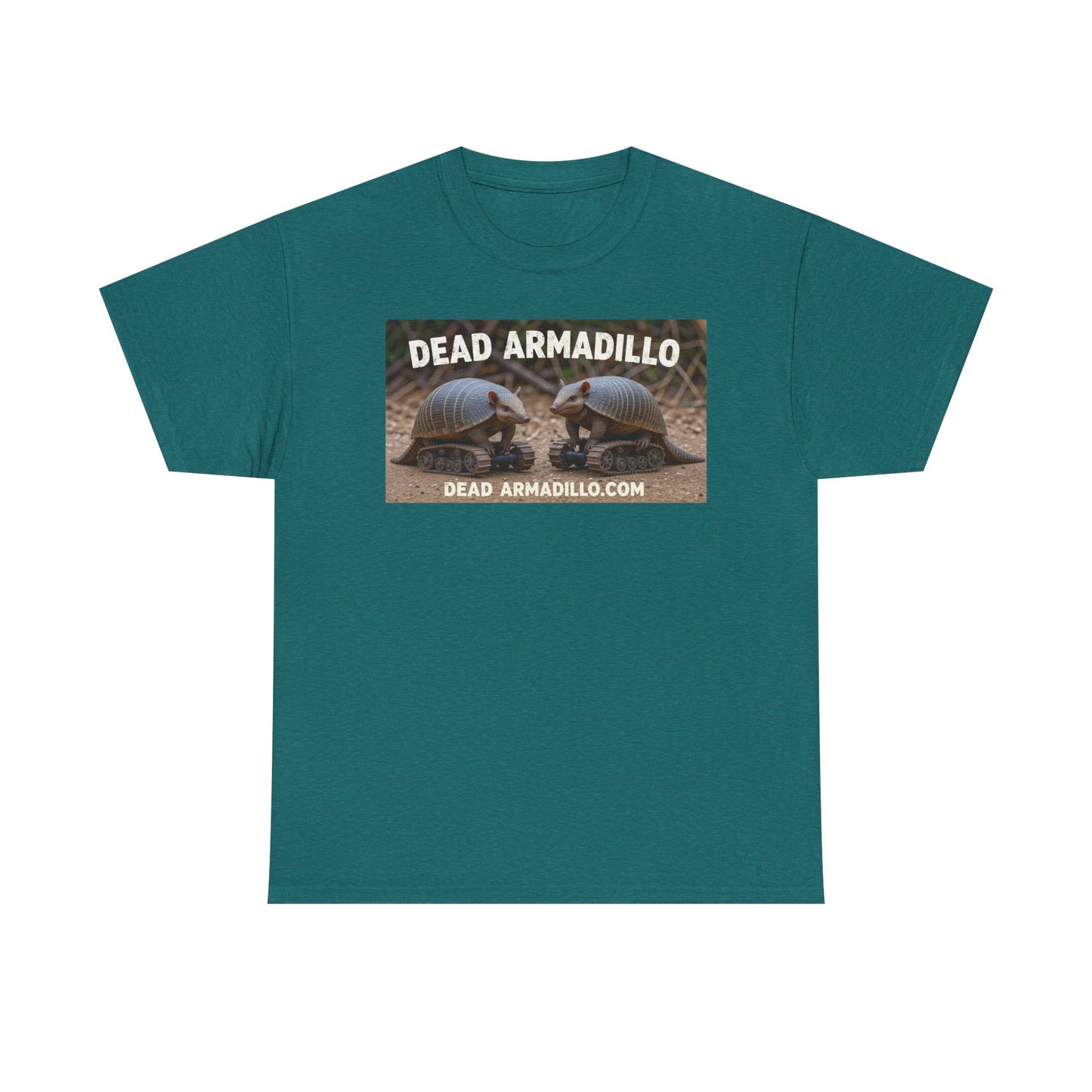 Unisex Funny Dead Armadillo Tee | Perfect for Animal Lovers | Casual Wear | Graphic Tee | Gift for Friends| Humorous T-Shirt |  Dead-Armadillo.com™