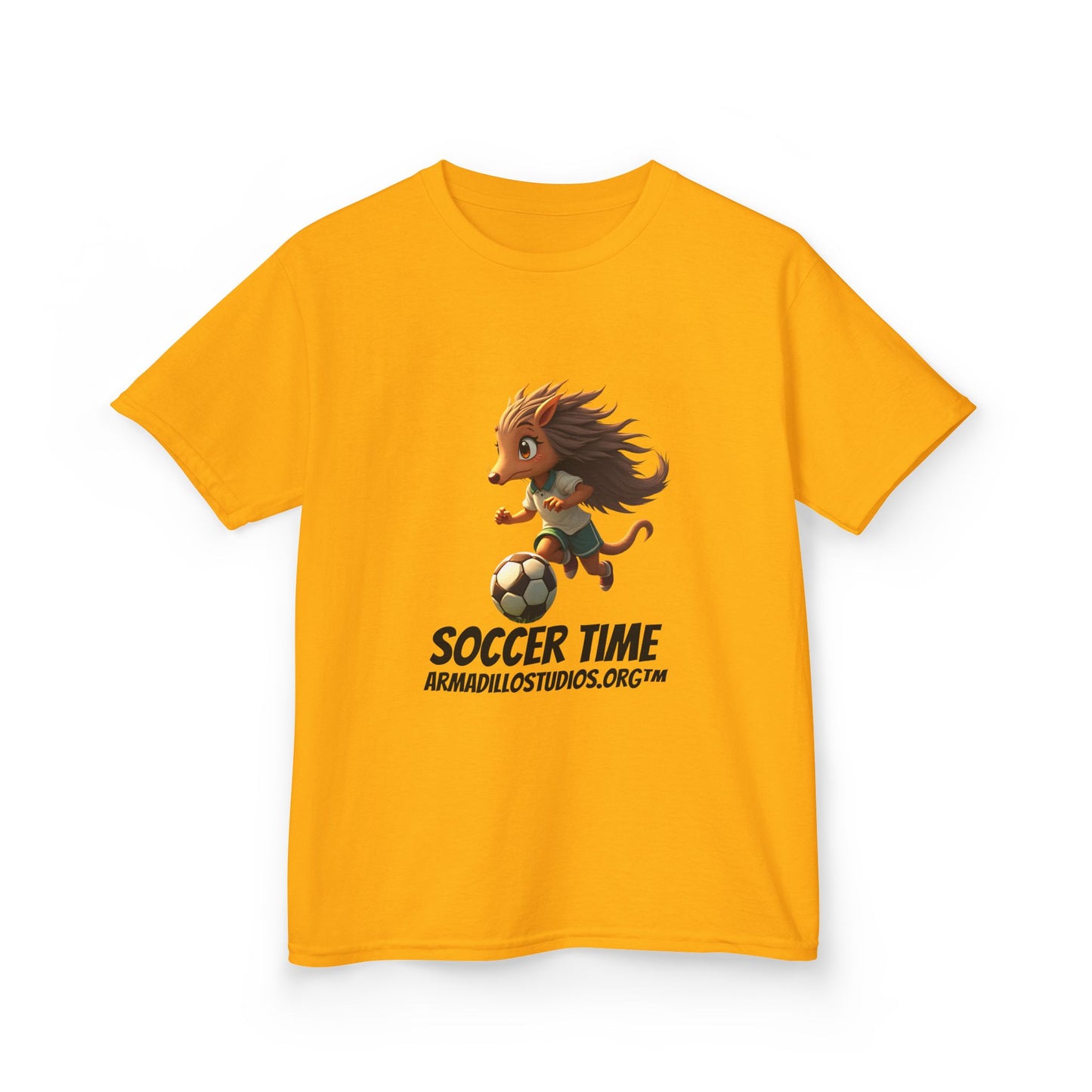 Kids Soccer | Armadillo themed | T-Shirt for Boys & Girls