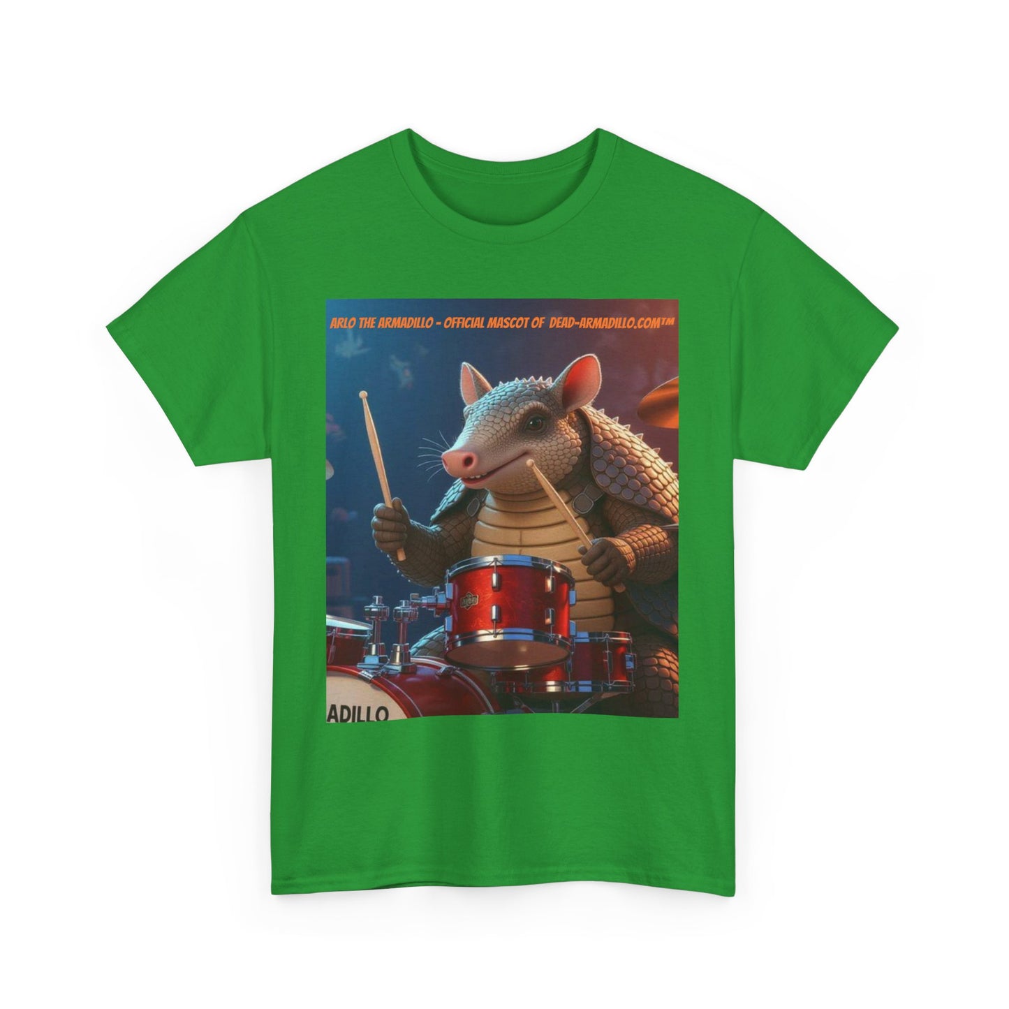 Arlo the Drumming Armadillo | Official Business Mascot | T-Shirt