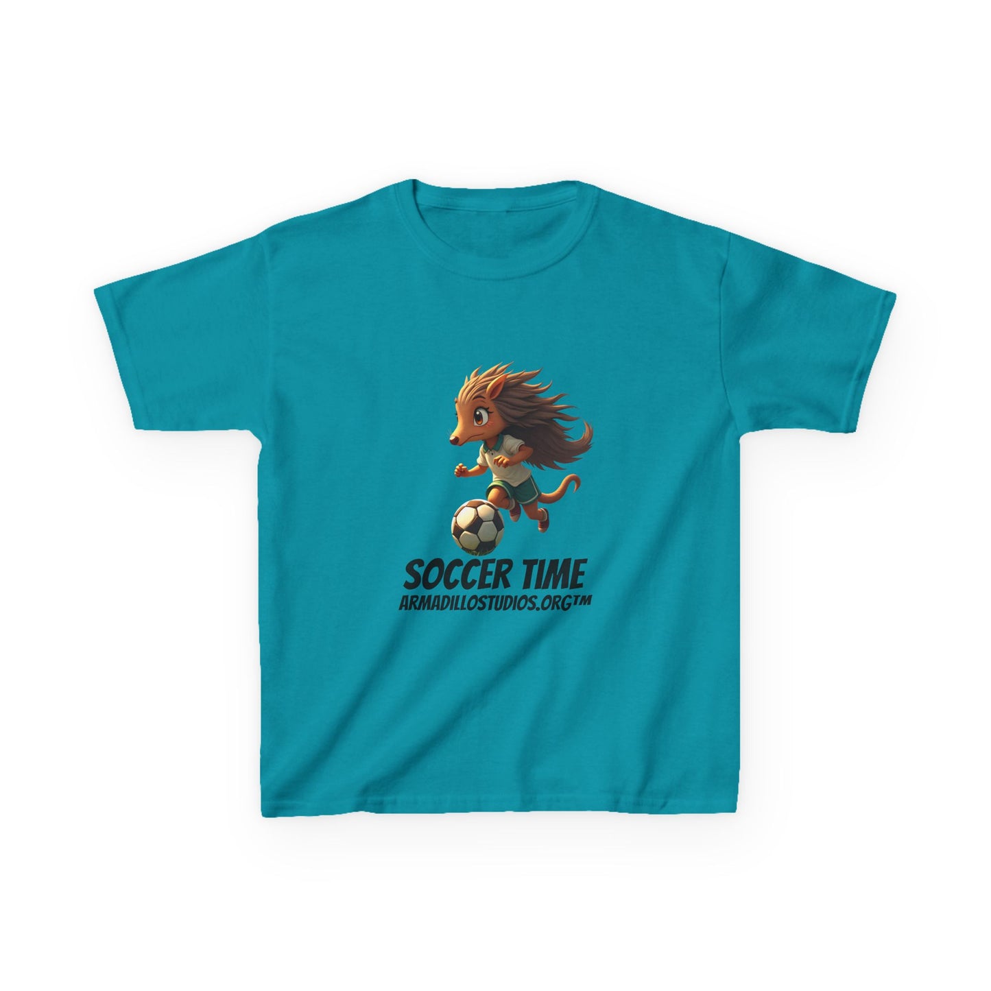 Kids Soccer | Armadillo themed | T-Shirt for Boys & Girls
