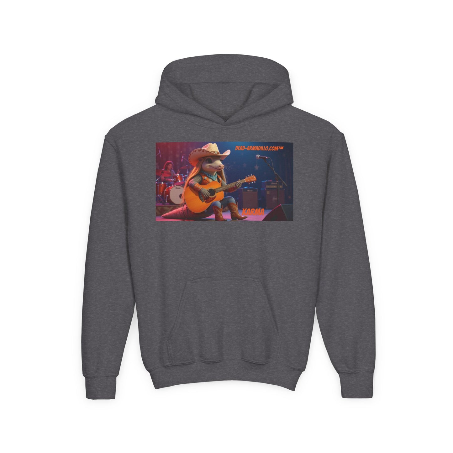 Sudadera con capucha de polar personalizada | creada por Dead-Armadillo.com™ | Unisex, peso medio | Talla infantil | Sudadera con capucha de polar suave