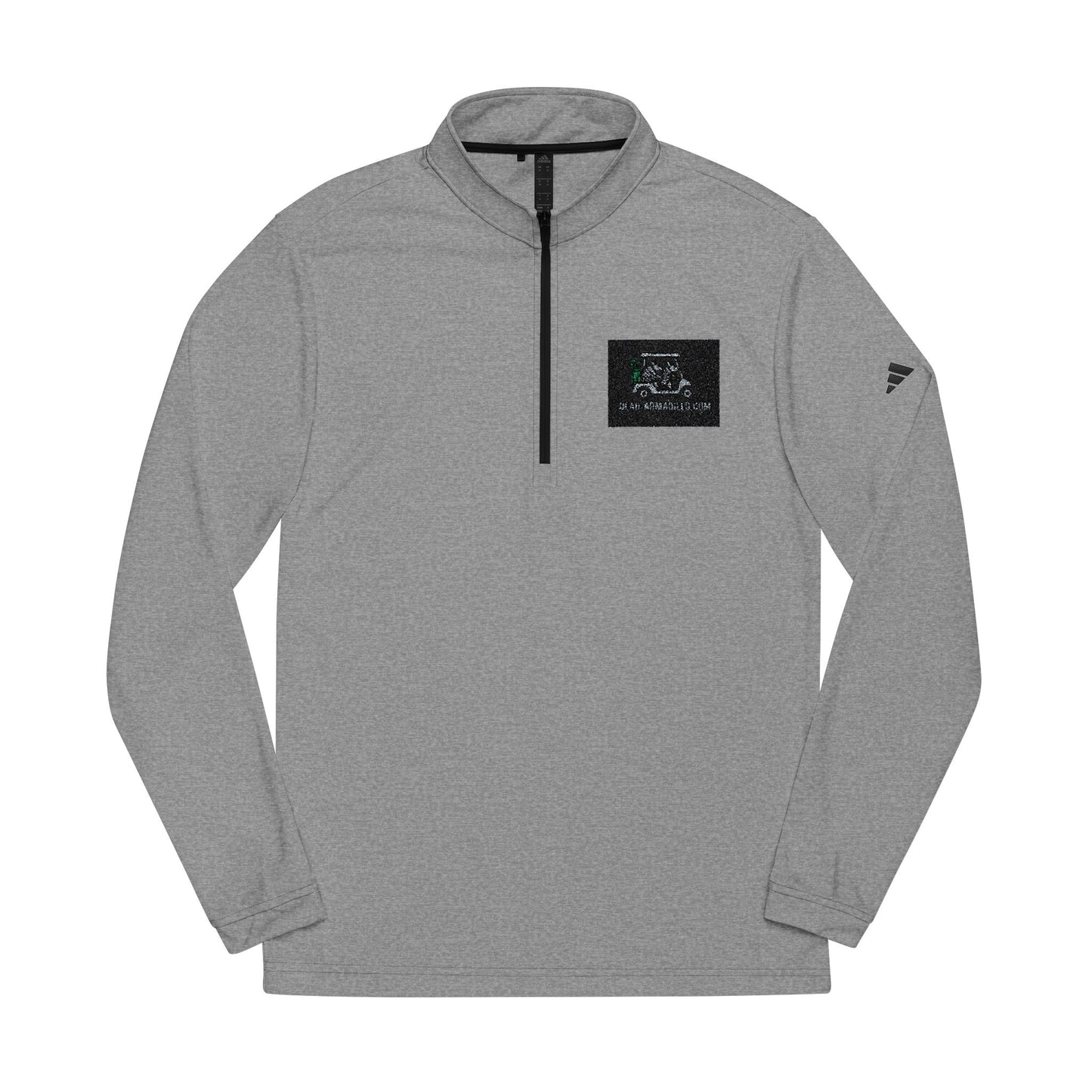 Quarter-Zip Pullover Men's | Adidas A401 | Custom Embroidered | Golf Themed