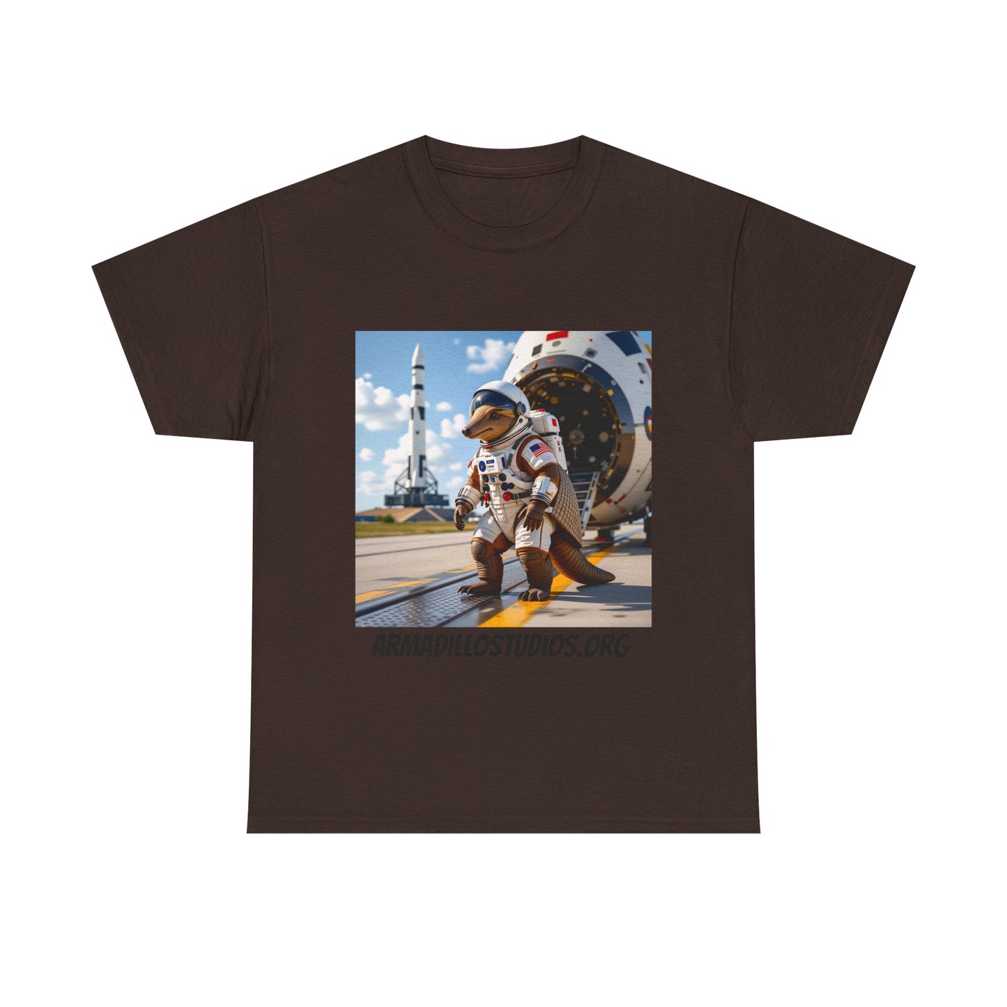 Astronaut Armadillo T-Shirt | ArmadilloStudios.org  | Space Collection
