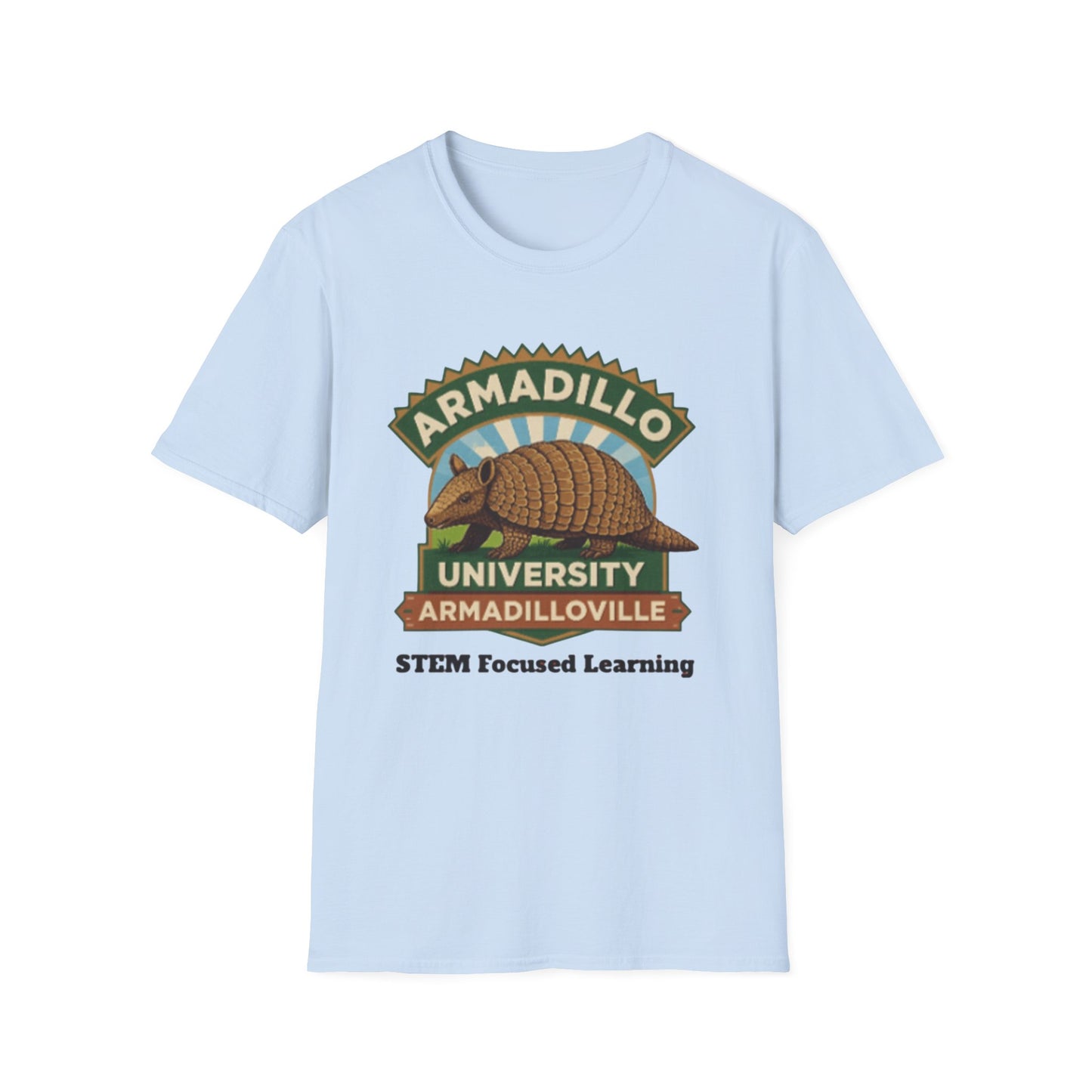 Armadillo University T‑Shirt | Armadilloville | STEM focused higher education