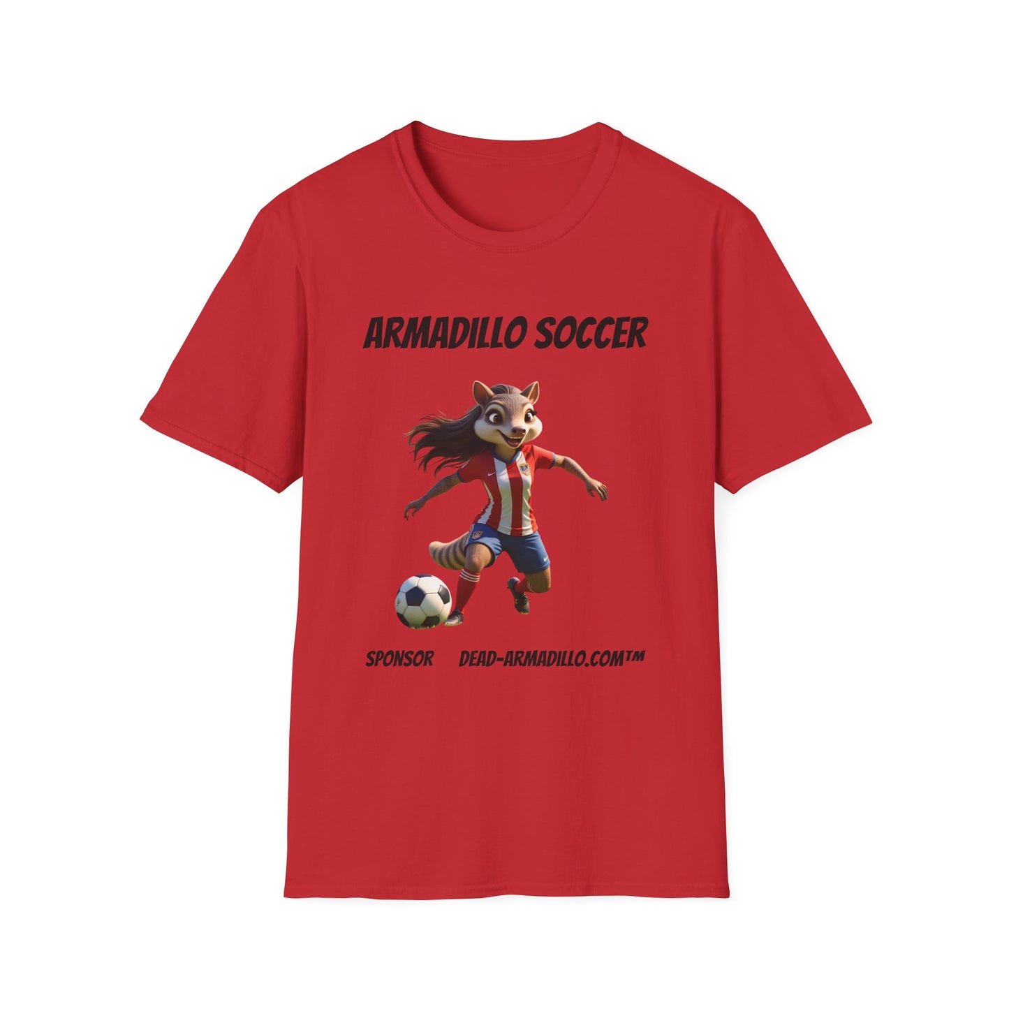 Armadillo Soccer Team T-Shirt  | Adults - Teens | Soccer Fans