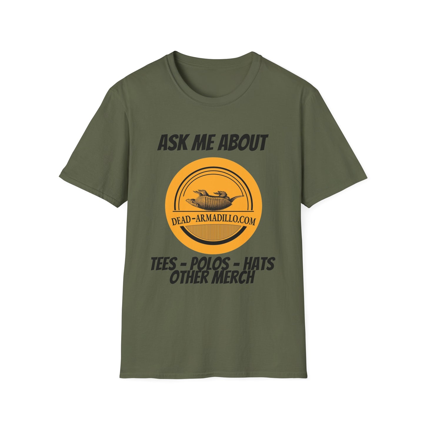 Dead-Armadillo.com Logo T-Shirt — Ask About our Merch