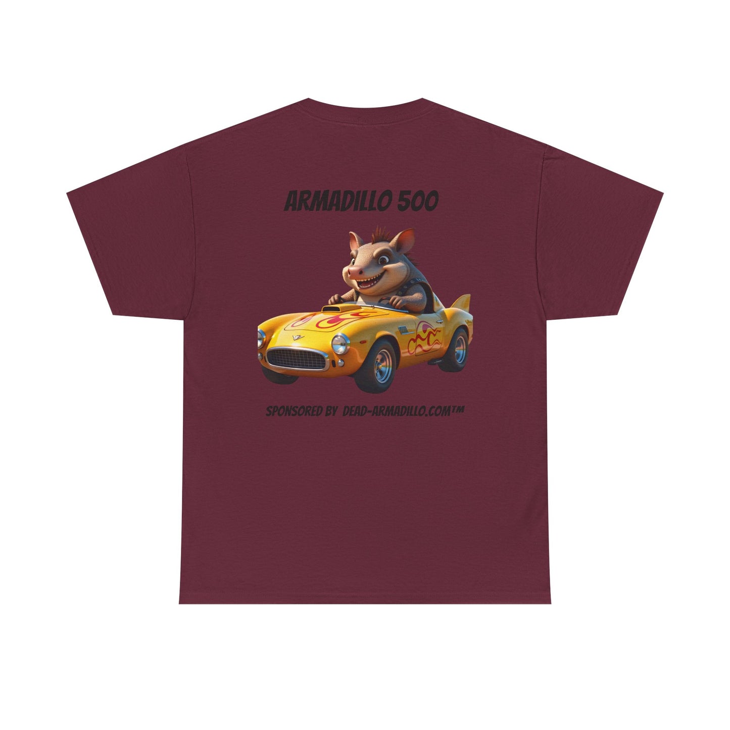 Dead-Armadillo.com | Car Racing Team | Fun Gift for Car Lovers | Unisex Cotton Shirt for Birthdays, Casual Wear, Road Trip Tee