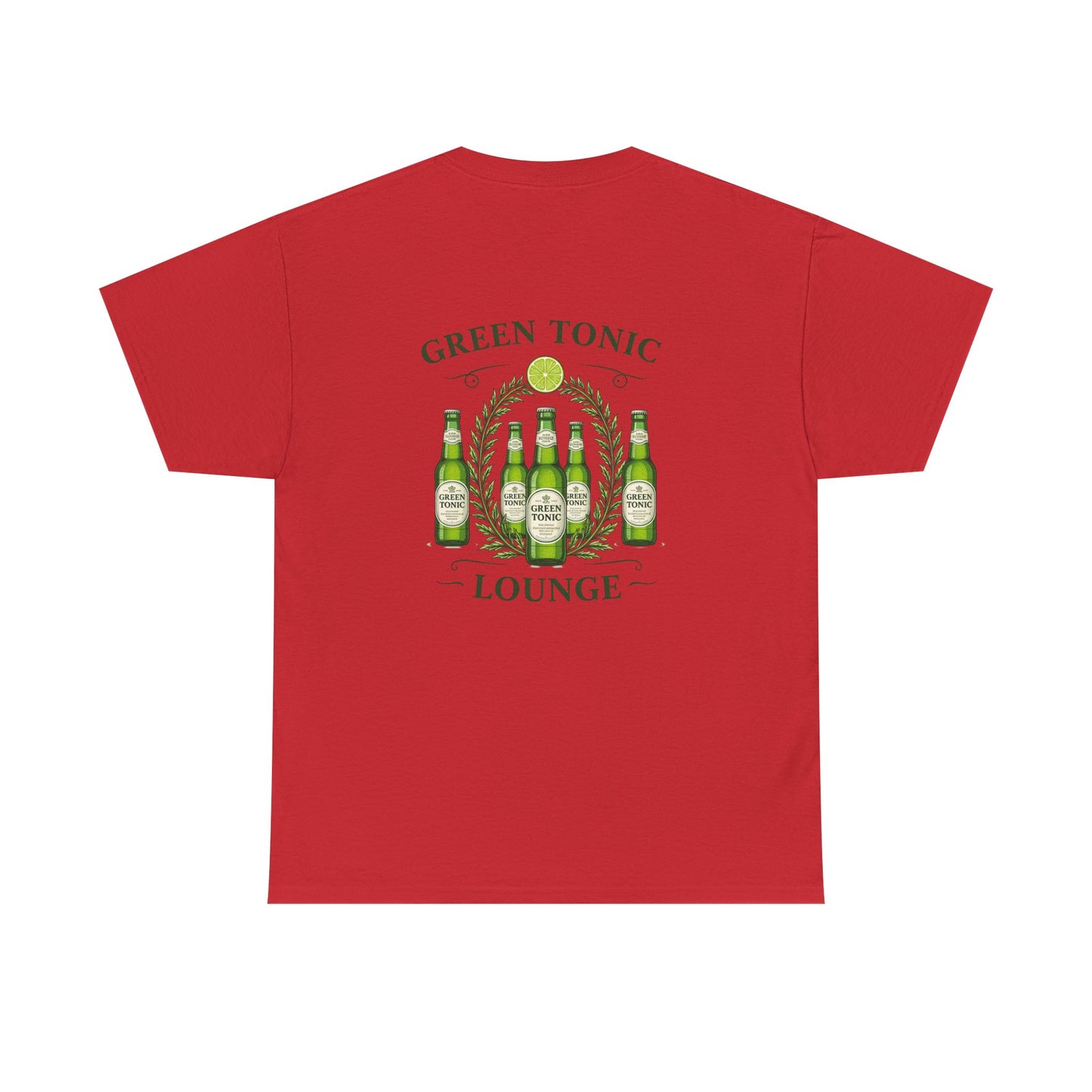 Green Tonic Lounge Tee | Back of Shirt Graphic Design