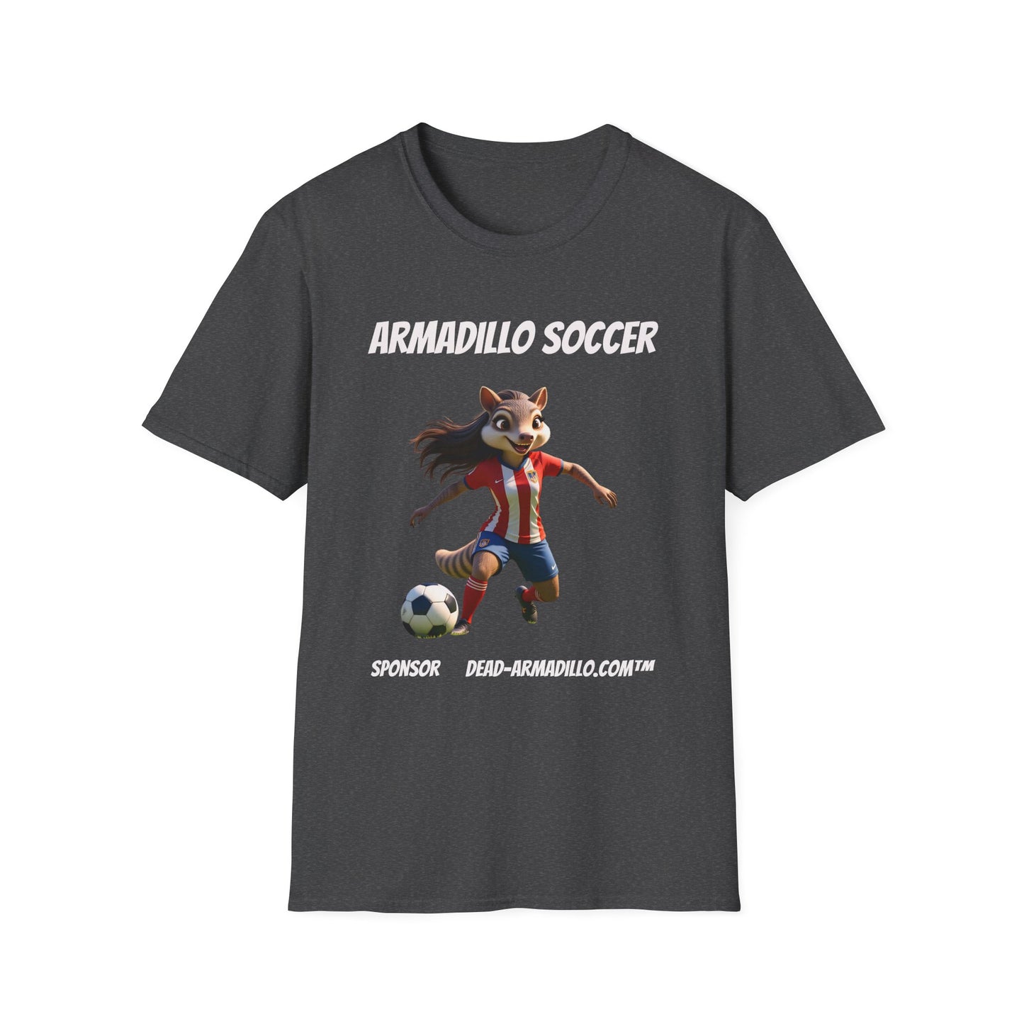 Armadillo Soccer Team T-Shirt  | Adults - Teens | Soccer Fans