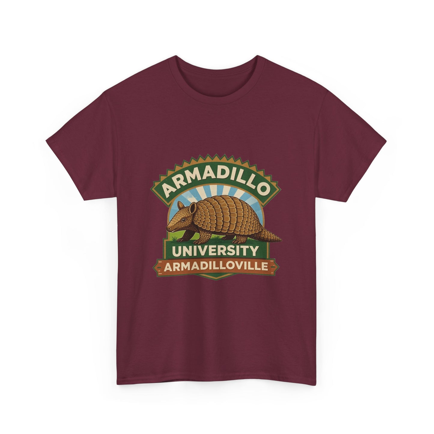 Unisex | Armadillo University Tee | Armadilloville | Custom Armadillo | College Shirt