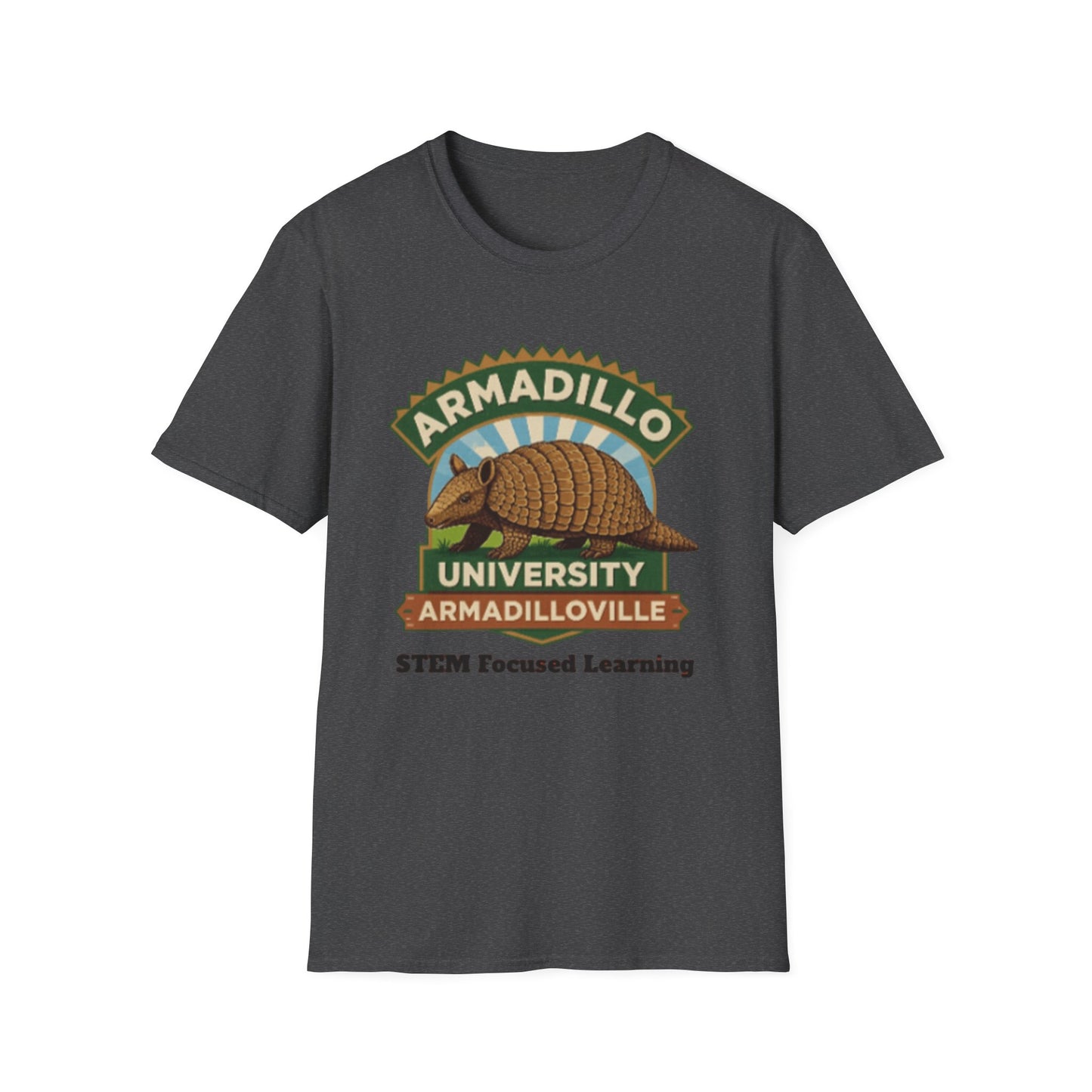 Armadillo University T‑Shirt | Armadilloville | STEM focused higher education