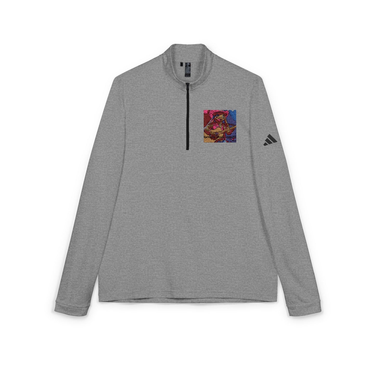 Women's Adidas Quarter-Zip Pullover | Custom Embroidered | Activewear | Dead-Armadillo.com™