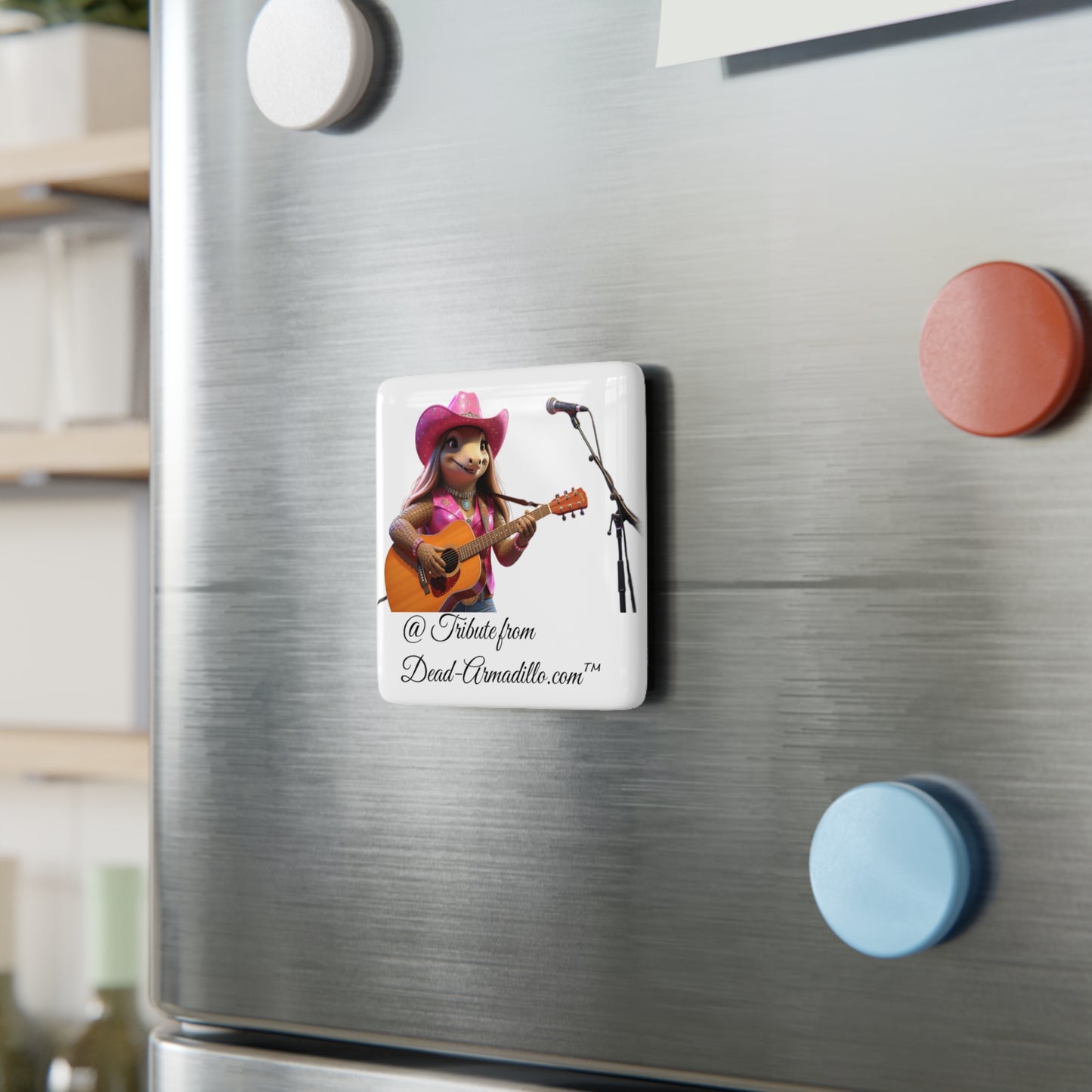 KARMA Movie Launch Tribute Magnet | Dead-Armadillo.com Collectible | Premium Fridge Magnet