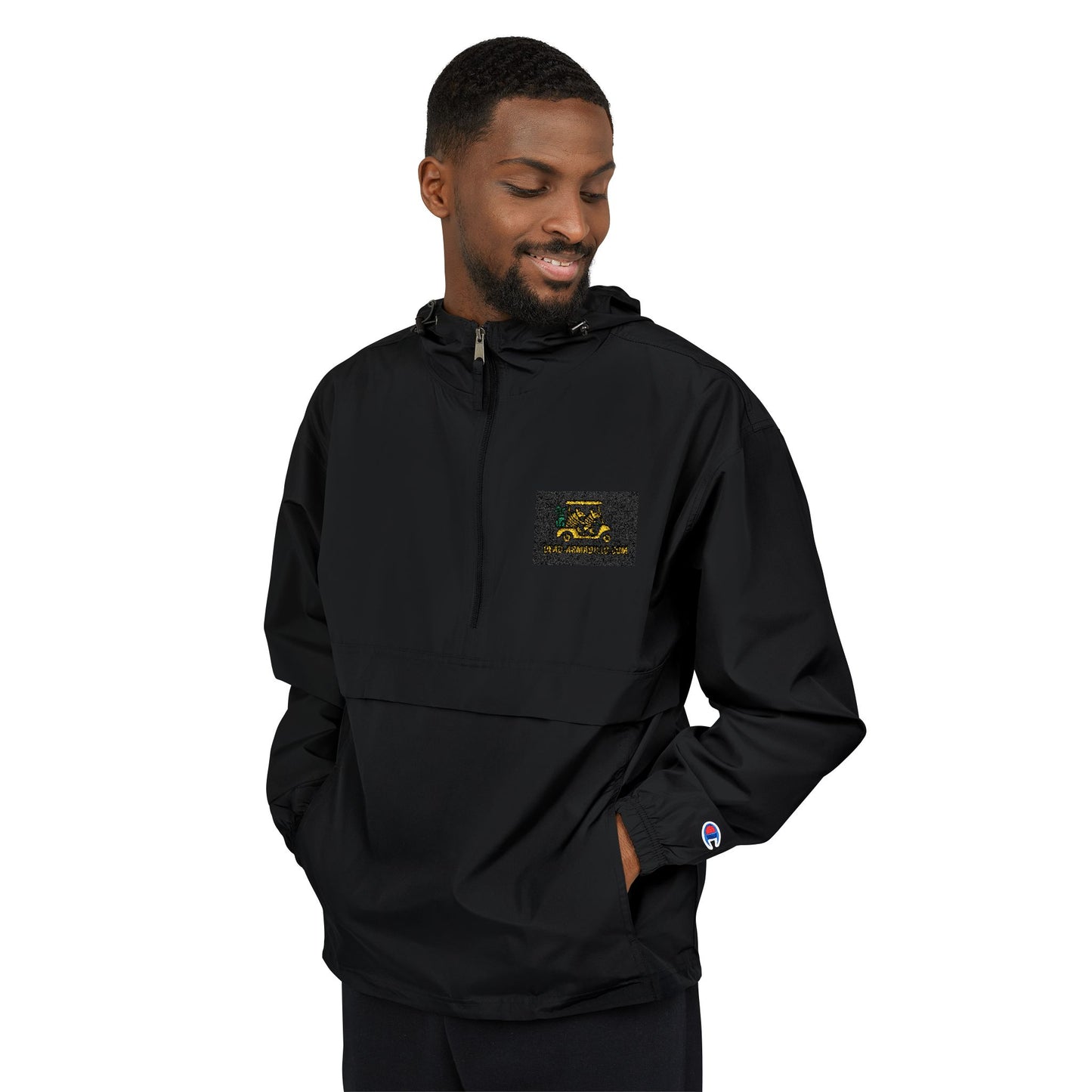 Anorak Jacket | Champion 1720TU | Custom Embroidered | Golf themed | Dead-Armadillo.com™