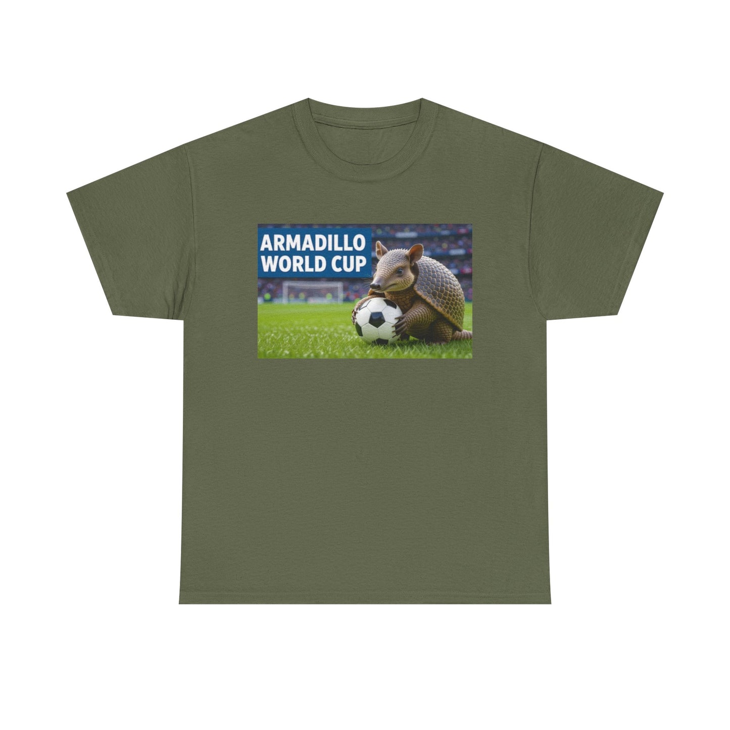 "Armadillo Soccer pic | The Center| World Cup Bound | Funny Soccer Shirt | Quirky & Whimsical"