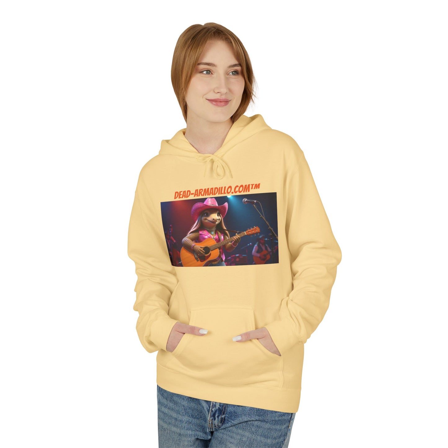 Custom Fleece Hoodie | created by  Dead-Armadillo.com™  | Unisex Midweight | Adult Sized |  Softstyle Fleece Hoodie