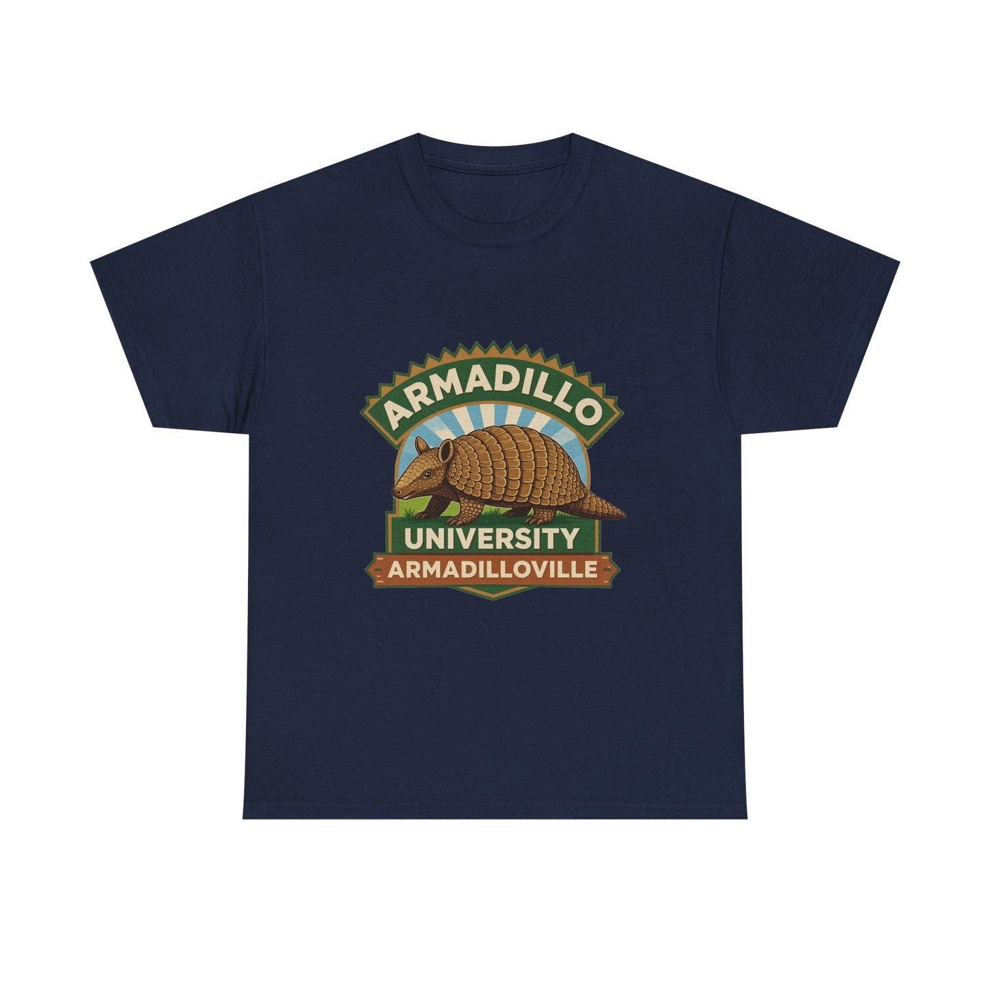 Unisex | Armadillo University Tee | Armadilloville | Custom Armadillo | College Shirt