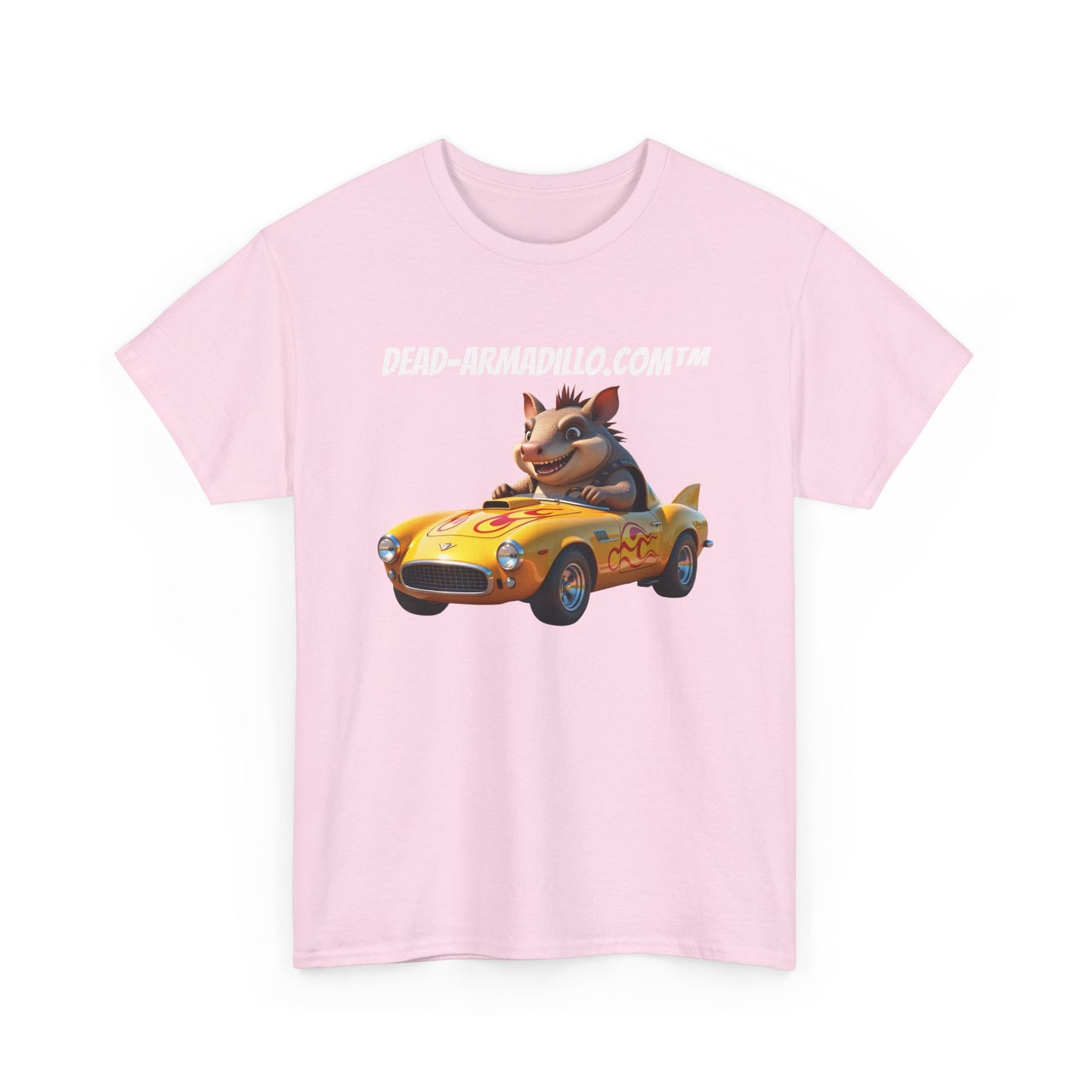 Dead-Armadillo.com | Car Racing Team | 2 Sided Tee Shirt | in White Font