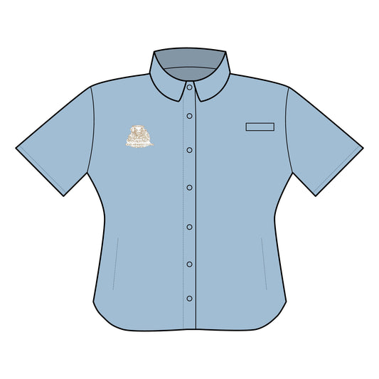 Polo para mujer | Diseño de armadillo bordado | Elegante | Salida de golf