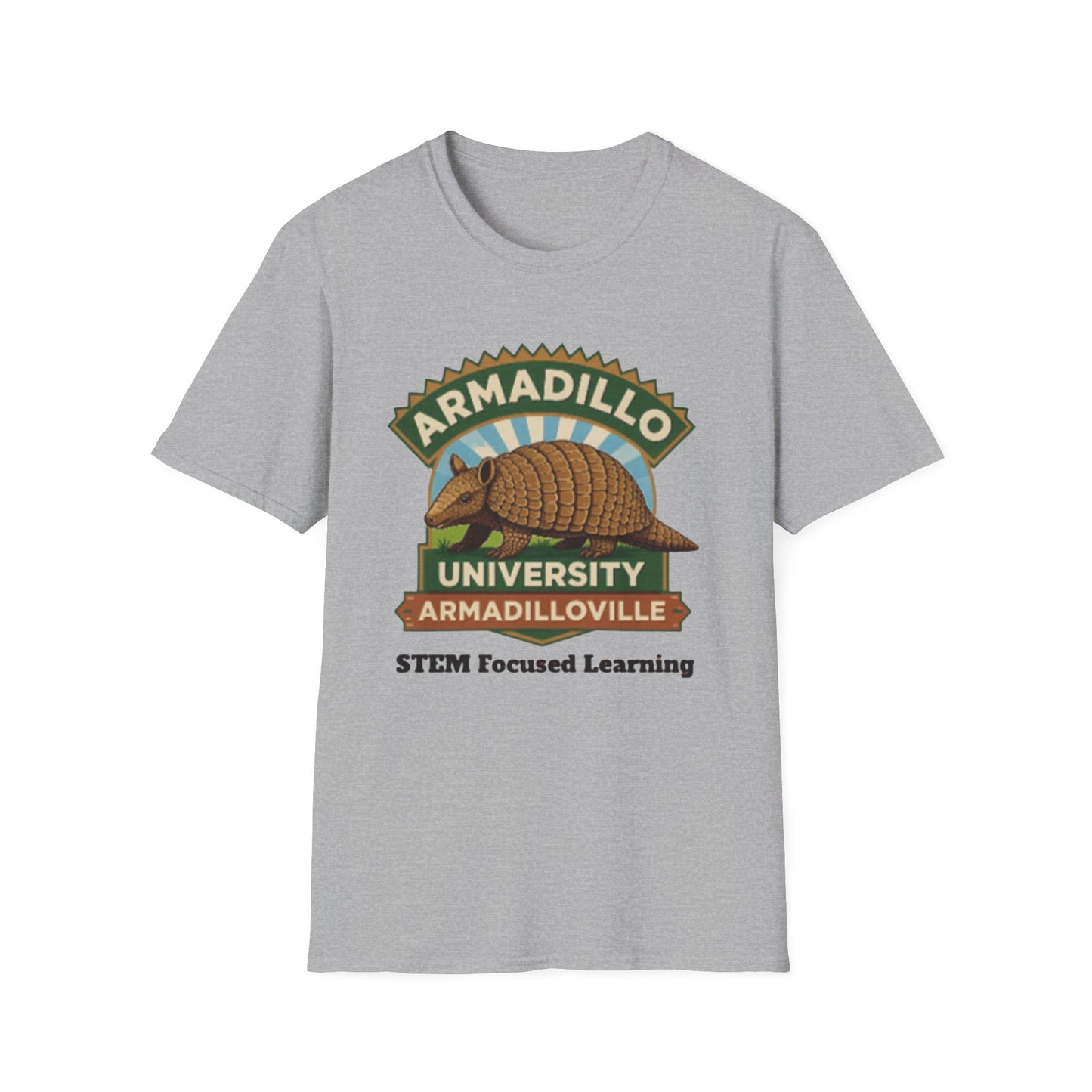 Armadillo University T‑Shirt | Armadilloville | STEM focused higher education