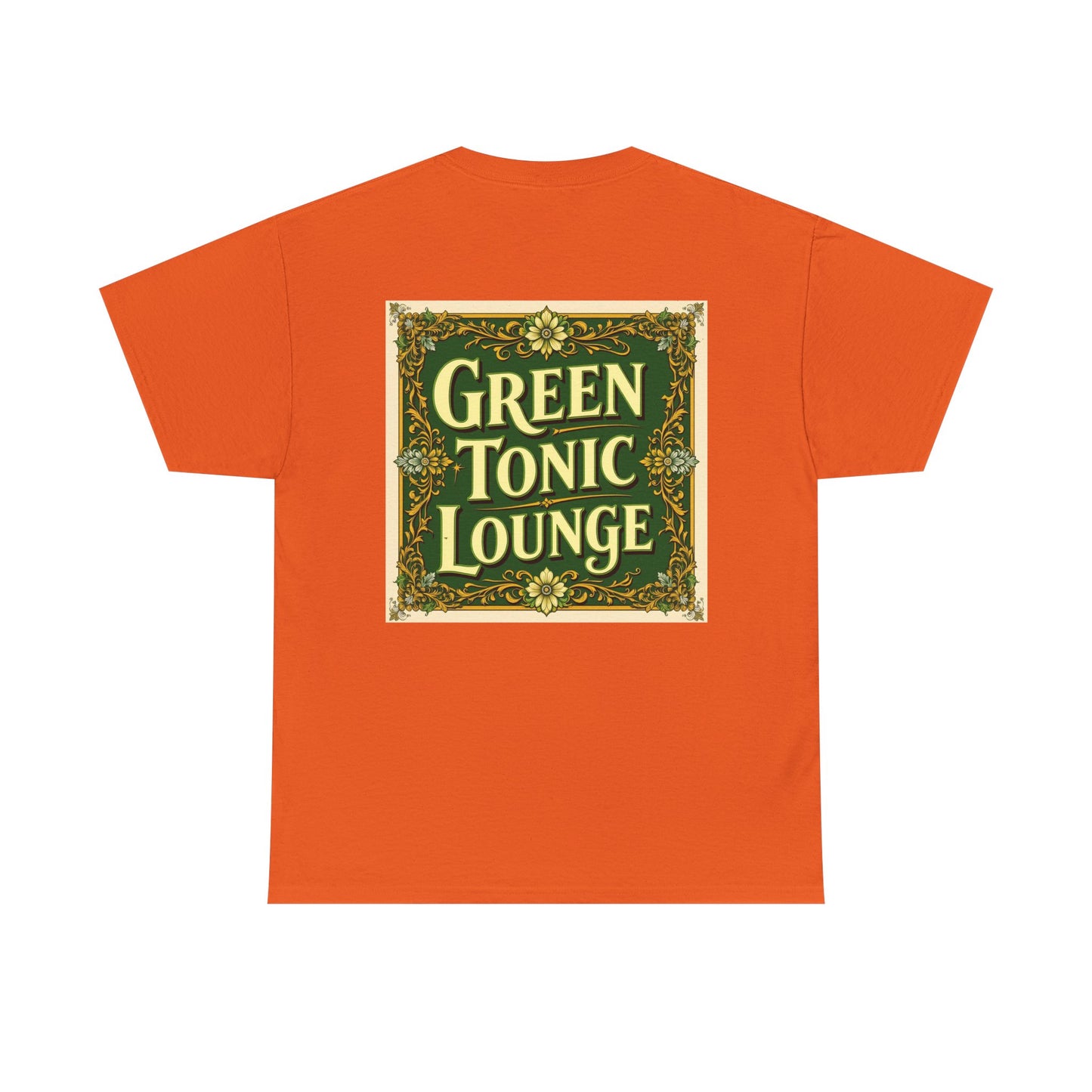 Green Tonic Lounge Tee | Back of Shirt Graphic Design