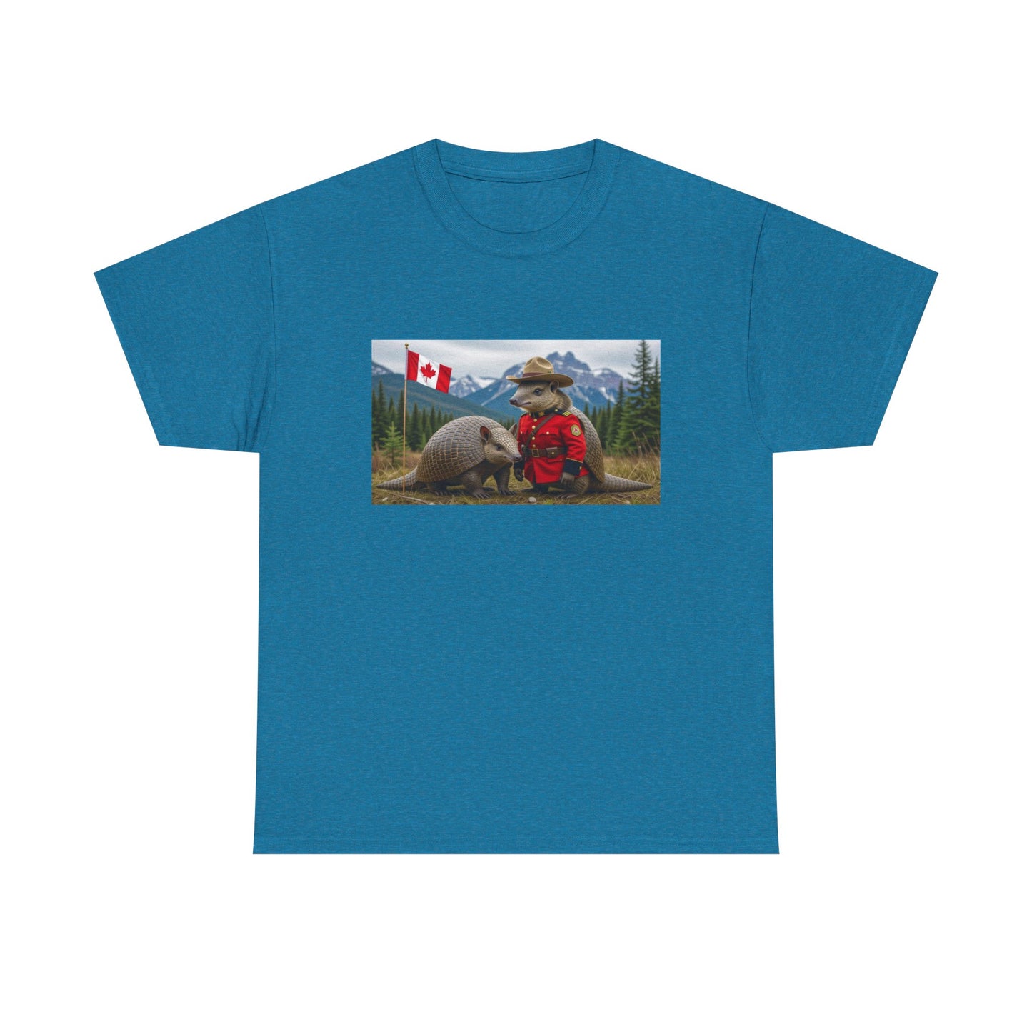 Armadillo Canadian Flag Tee | Funny Animal Shirt |Unisex Graphic Tee | Canada Day Gift