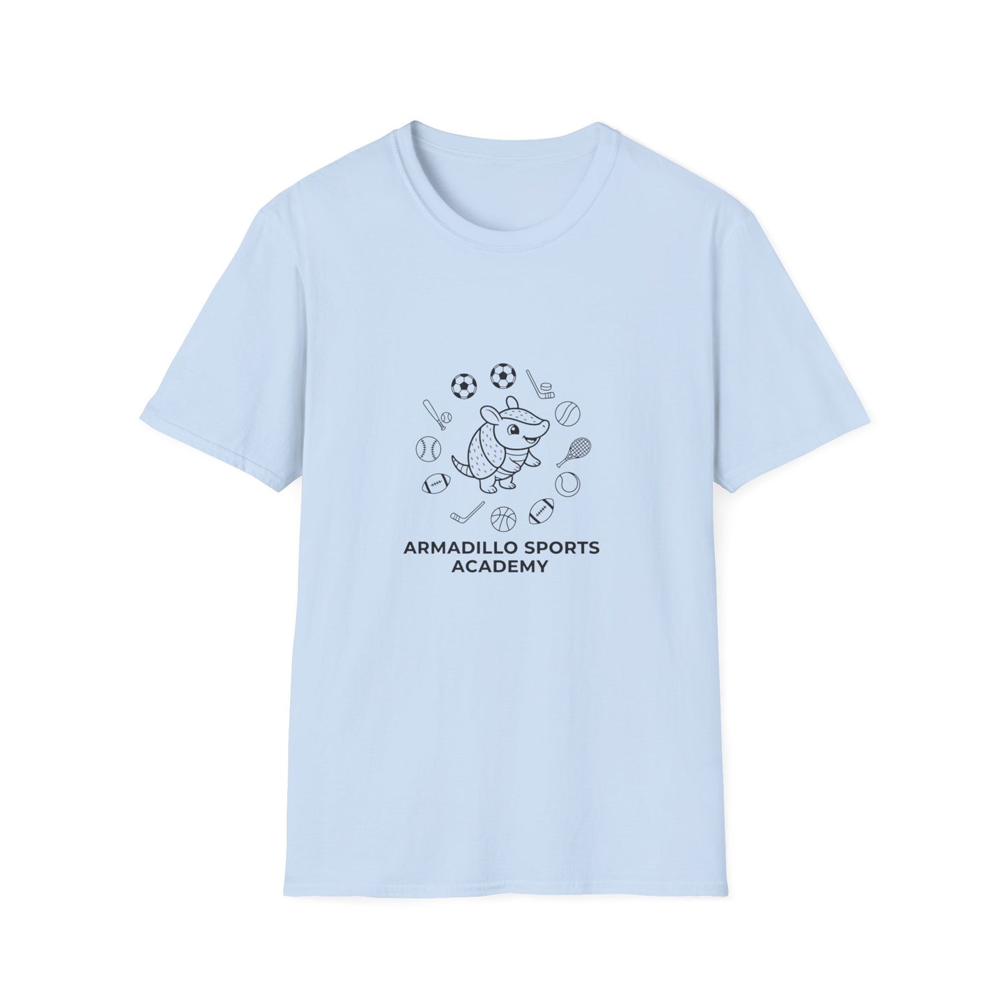 Armadillo Sports Academy T-Shirt — Unisex Adult Sports Team Tee