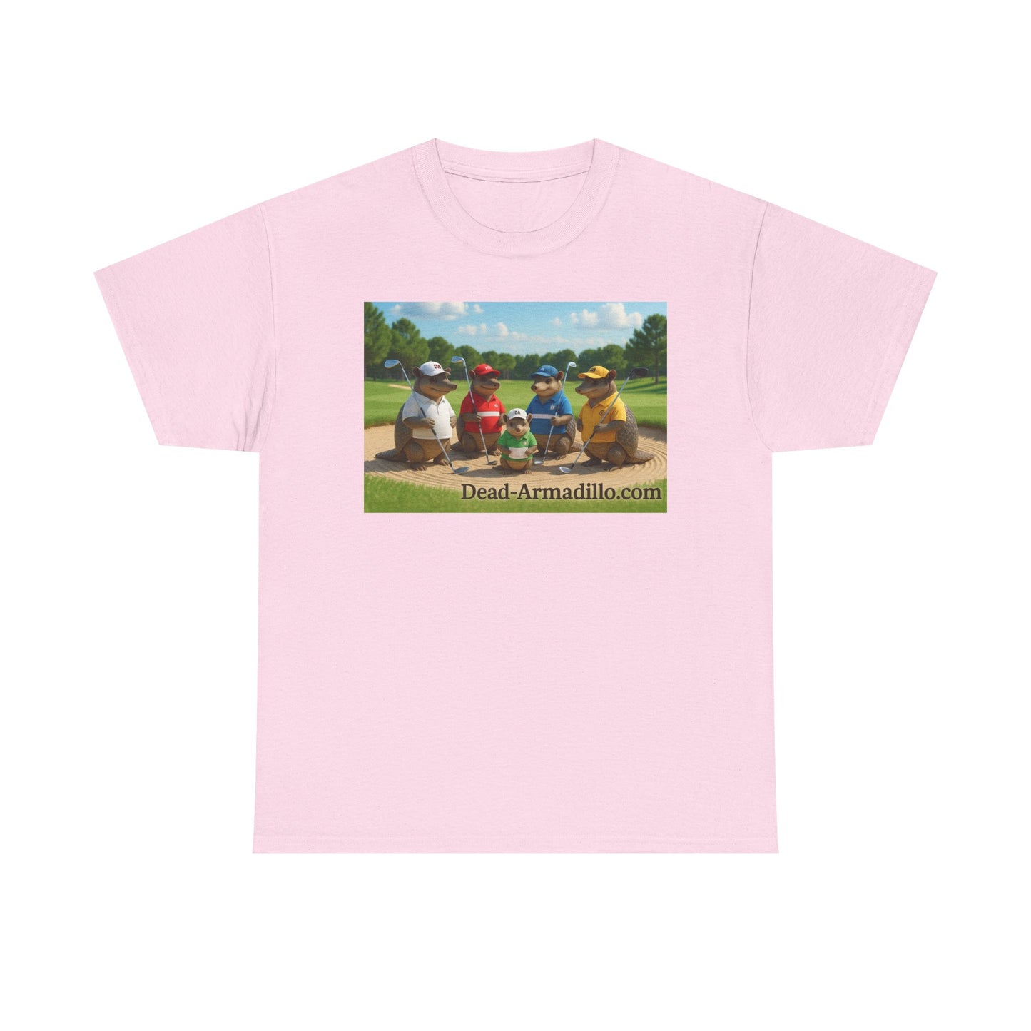 "Armadillo Golf T-Shirt | Funny Golf Gift | Great Day Group Photo Tee | Casual Wear| Birthday Celebrations | Unique Gift Idea | Graphic Tee"