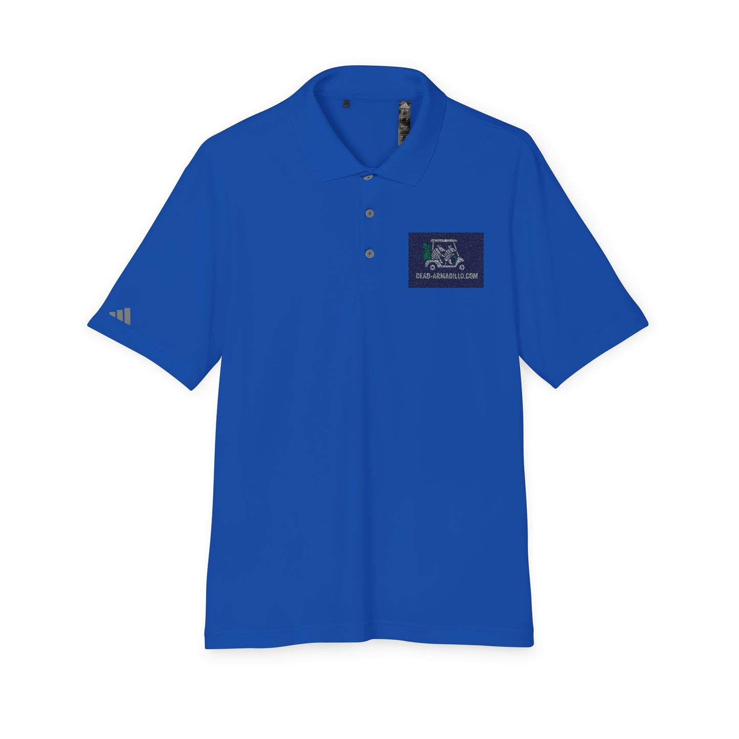 Polo Shirt - Armadillo Themed | Custom Embroidered Adidas | Unisex Golf Polo |