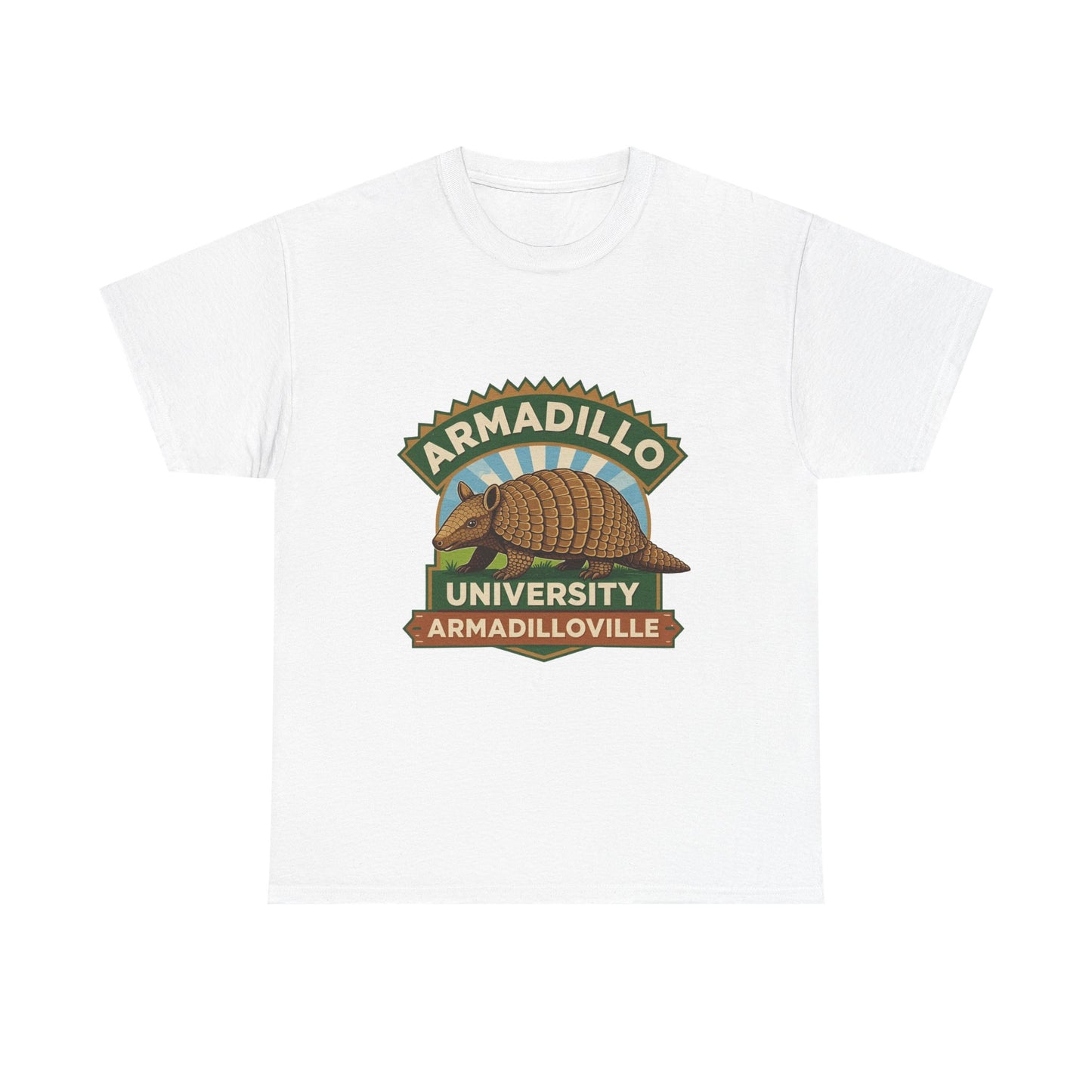Unisex | Armadillo University Tee | Armadilloville | Custom Armadillo | College Shirt