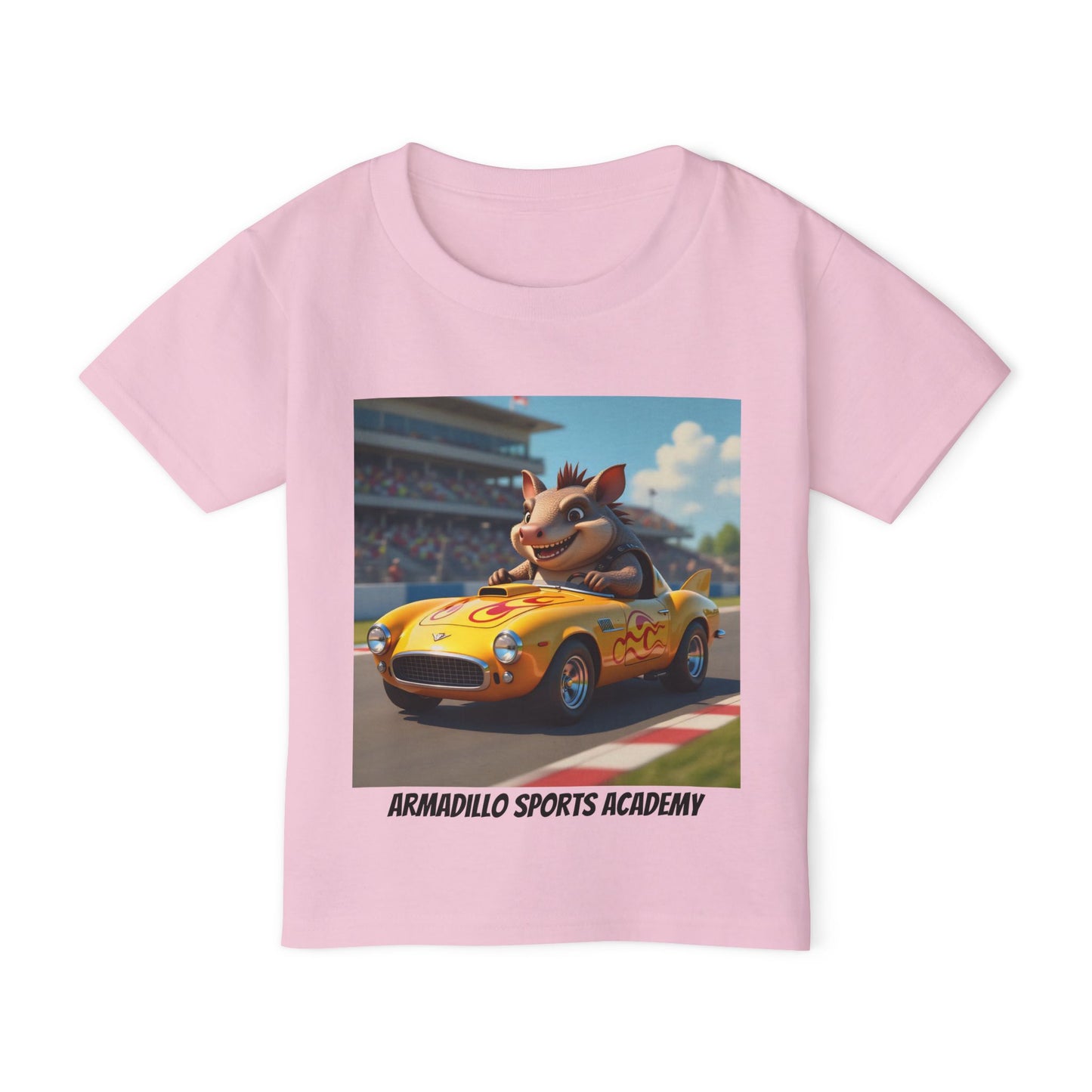 Toddler T-Shirt — Armadillo Sports Academy | Race Car Sprite Graphic