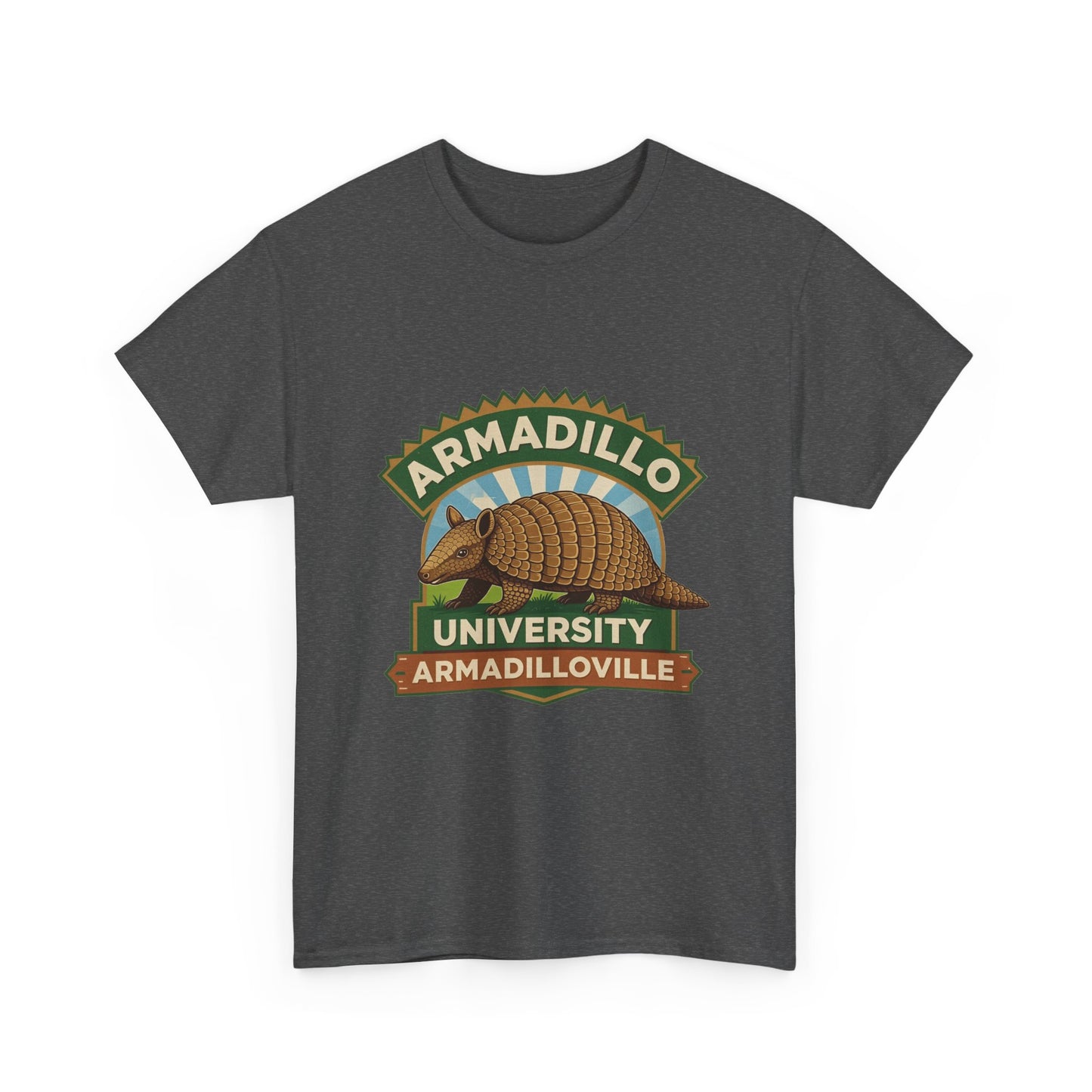 Unisex | Armadillo University Tee | Armadilloville | Custom Armadillo | College Shirt