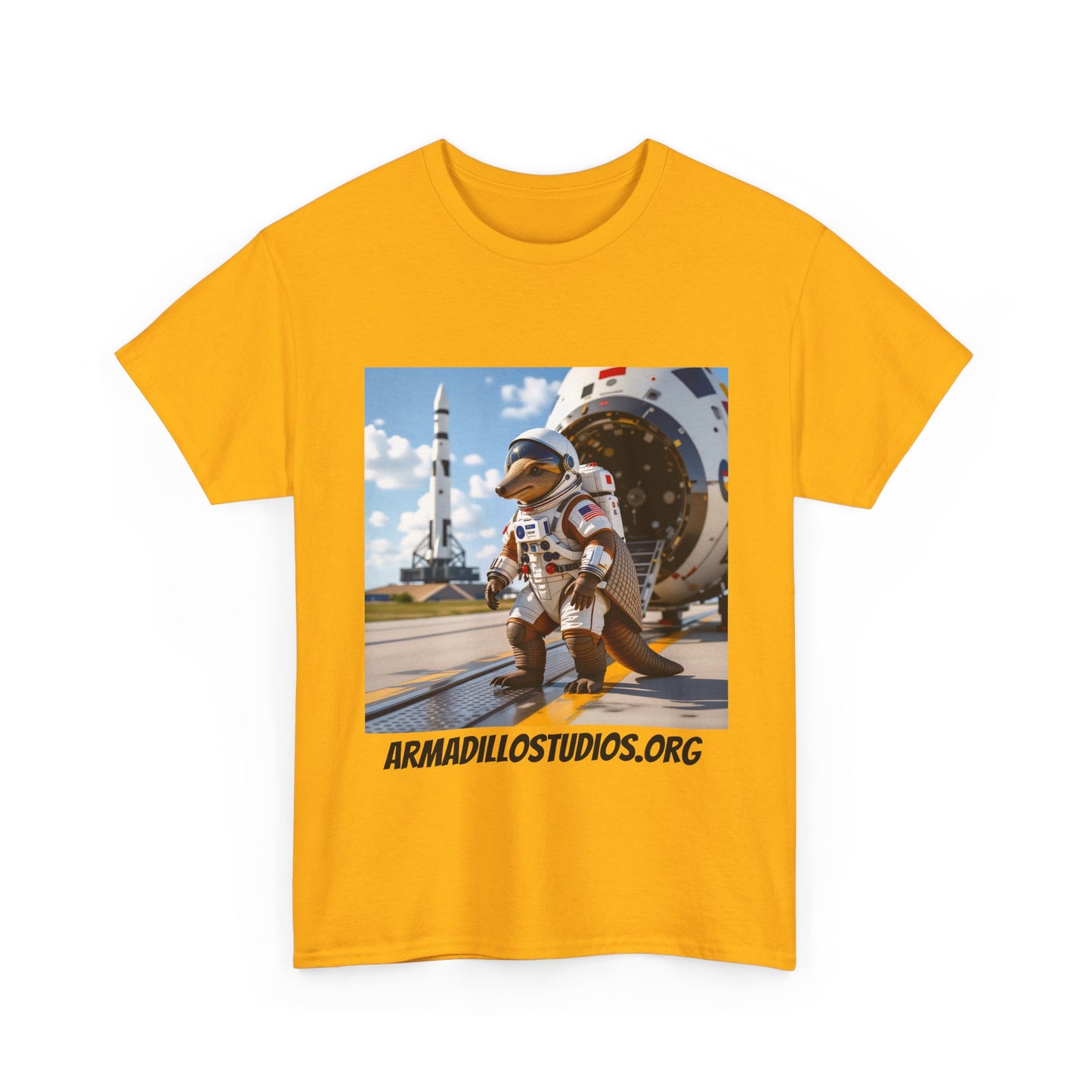 Astronaut Armadillo T-Shirt | ArmadilloStudios.org  | Space Collection