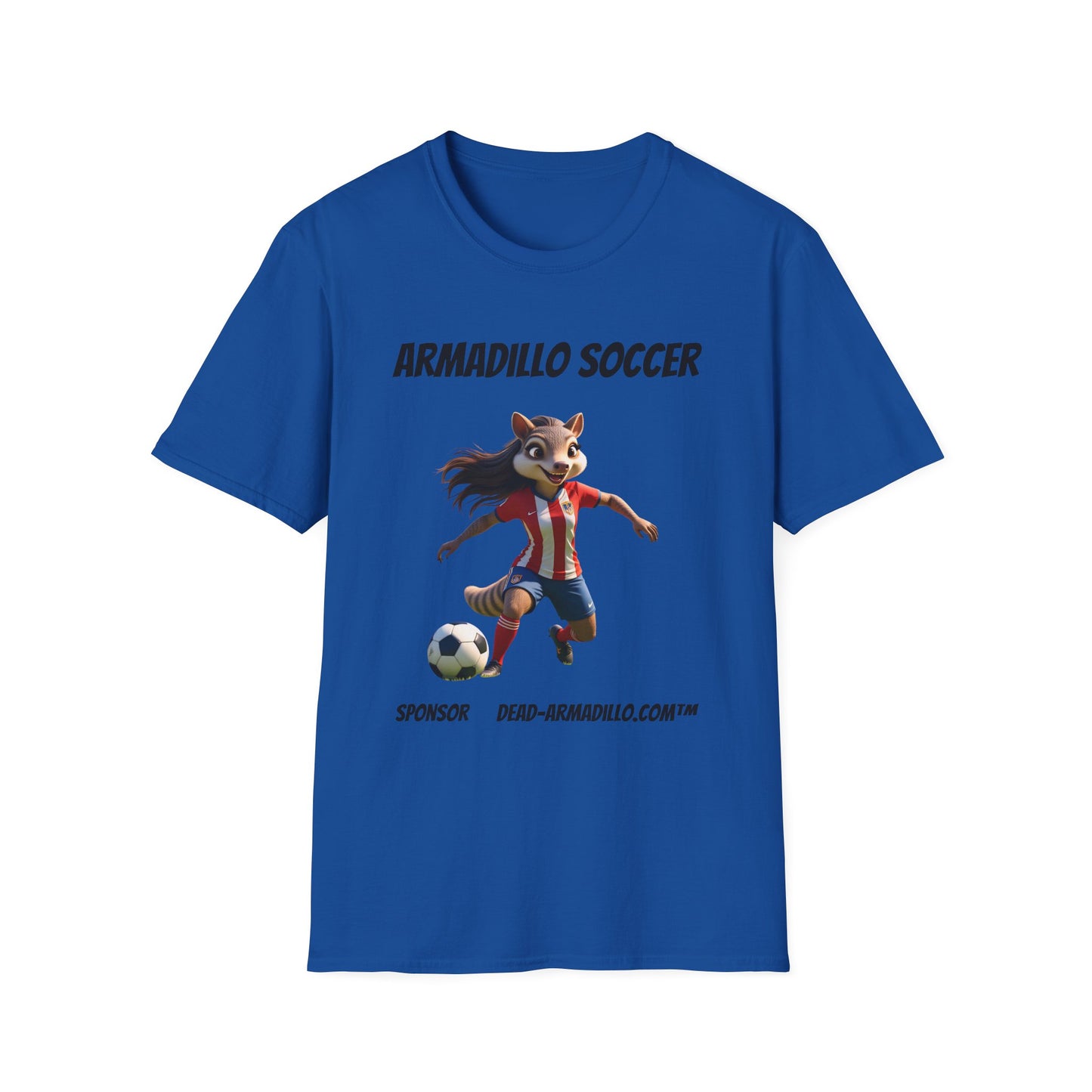 Armadillo Soccer Team T-Shirt  | Adults - Teens | Soccer Fans