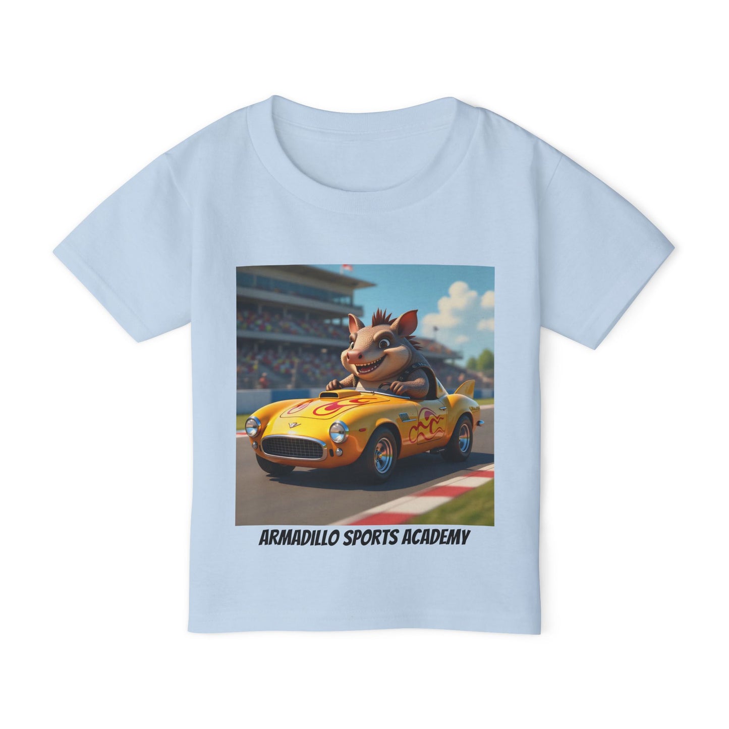 Toddler T-Shirt — Armadillo Sports Academy | Race Car Sprite Graphic