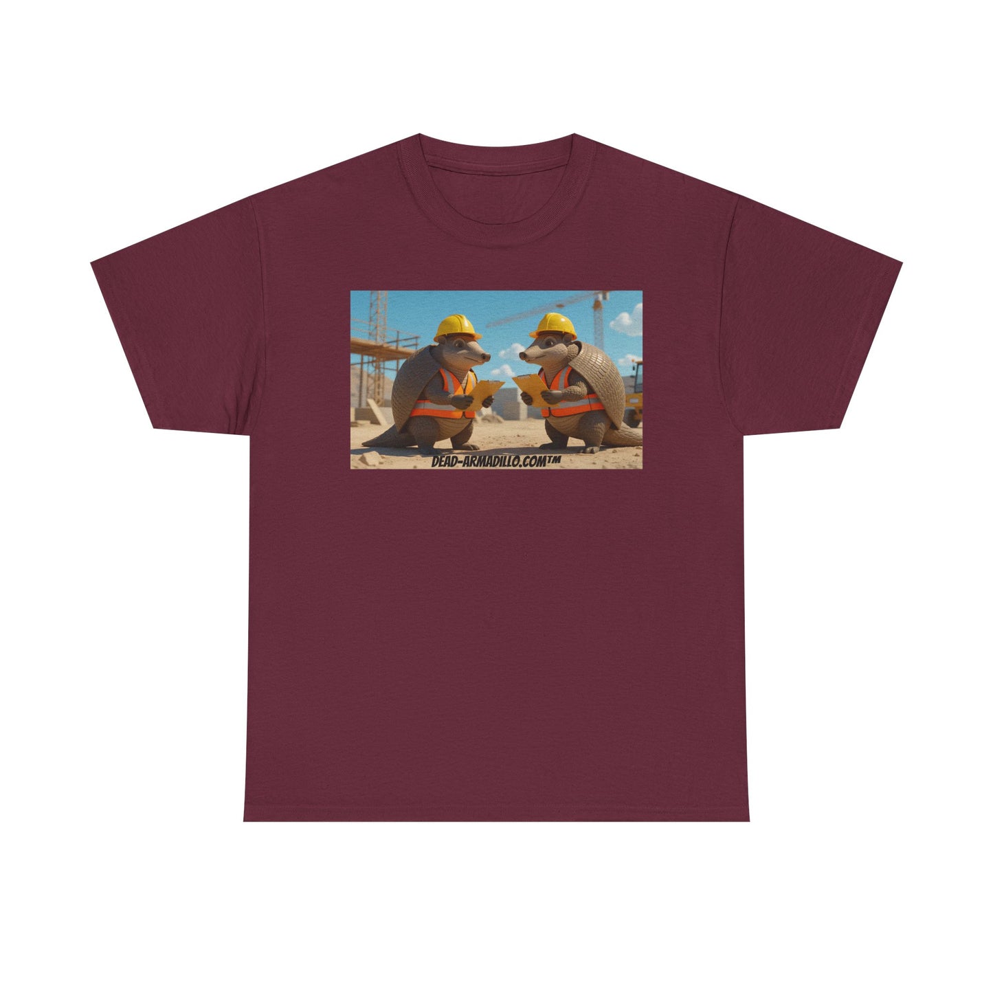 Tribute to the Builders | On the Job Site | Custom made Tees by  Dead-Armadillo.com™ | Hard Working