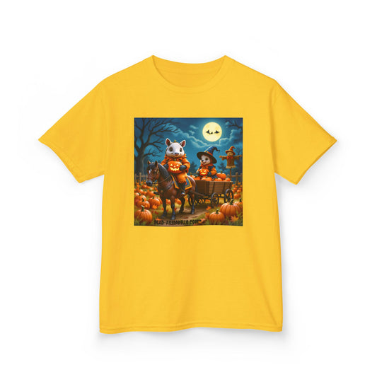 Halloween Adventure Kids Tee, Pumpkin Patch Shirt, Cute Halloween T-Shirt, Kids Costume Top, Trick or Treat Apparel