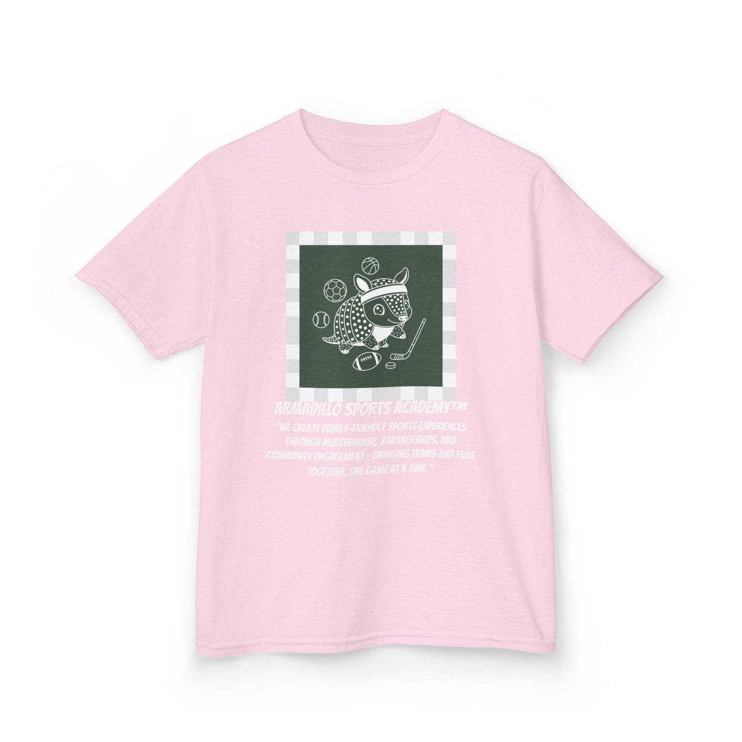 Kids Tee | Armadillo Sports Academy | Youth T-Shirt | Learn your Sport