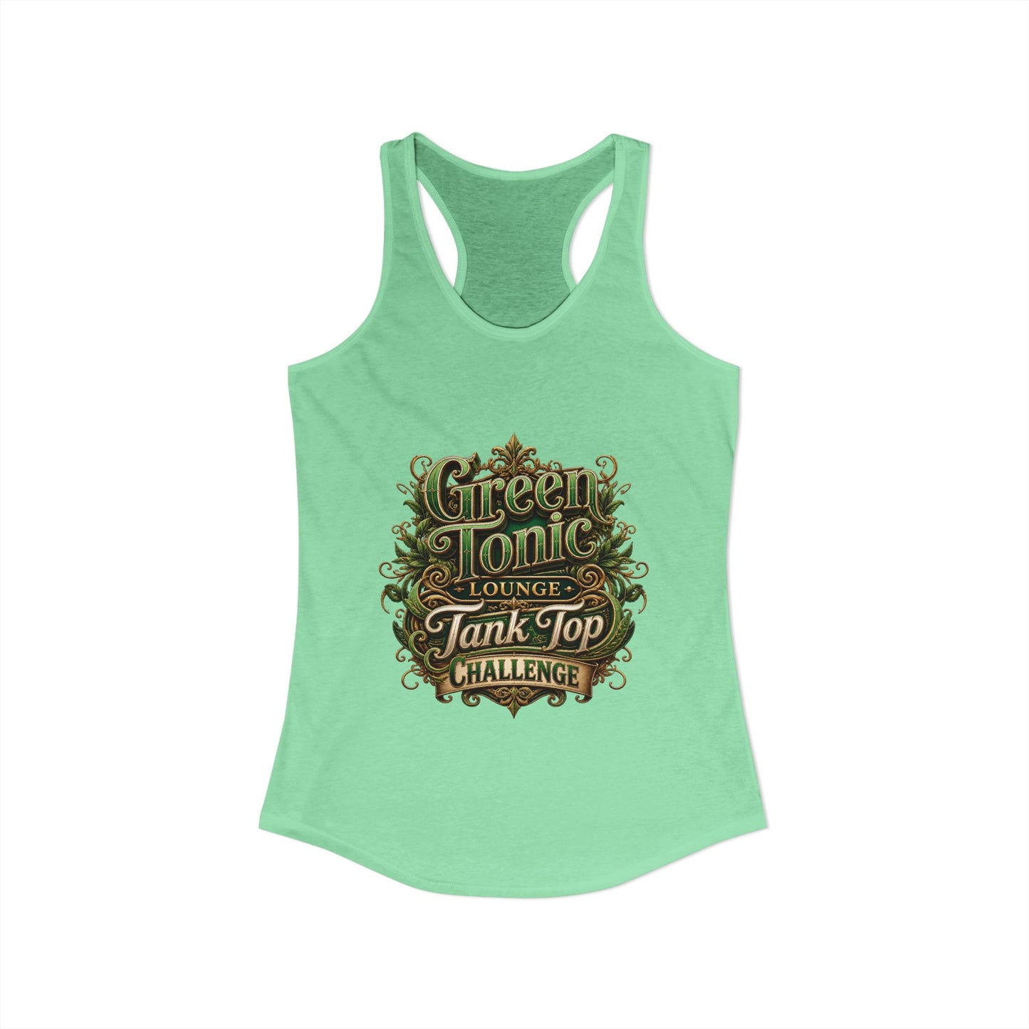 Women's Ideal Racerback Tank |  2 sided image Armadillo Studios™