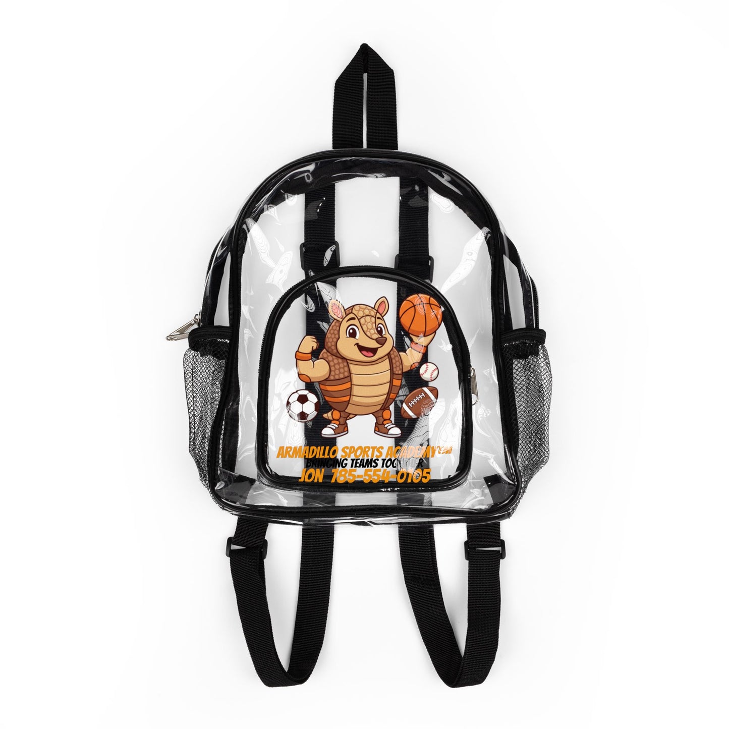 Kids | Clear Stadium Backpack | Kids Sports Mascot | Clear School Backpack