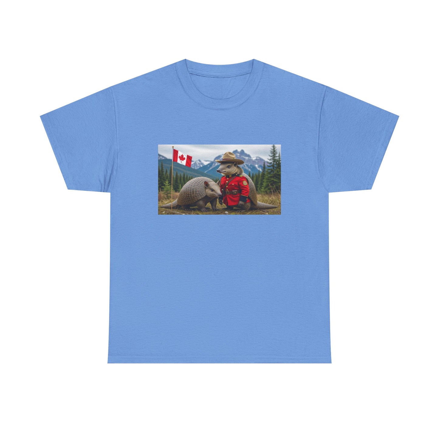 Armadillo Canadian Flag Tee | Funny Animal Shirt |Unisex Graphic Tee | Canada Day Gift
