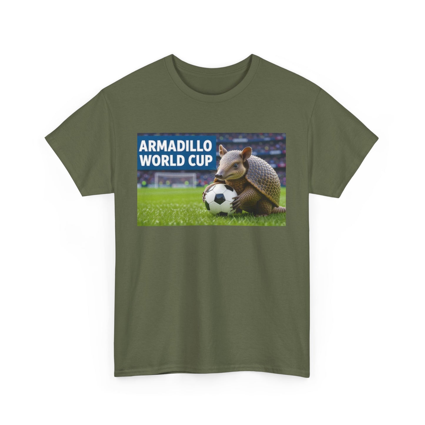 "Armadillo Soccer pic | The Center| World Cup Bound | Funny Soccer Shirt | Quirky & Whimsical"