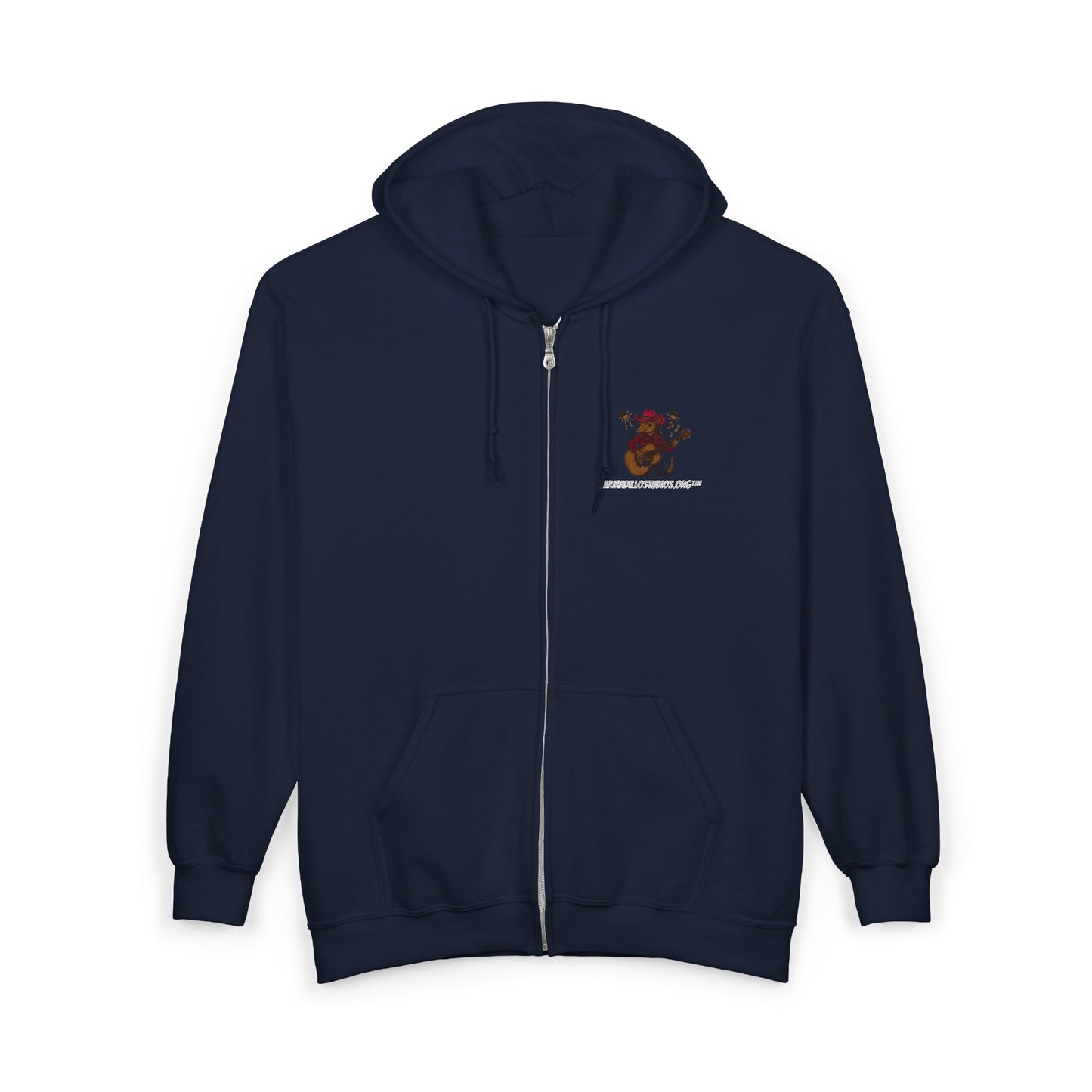 "Custom Embroidered Karma Tribute | ArmadilloStudios.org™ | Full Zip Hooded Sweatshirt for Her"