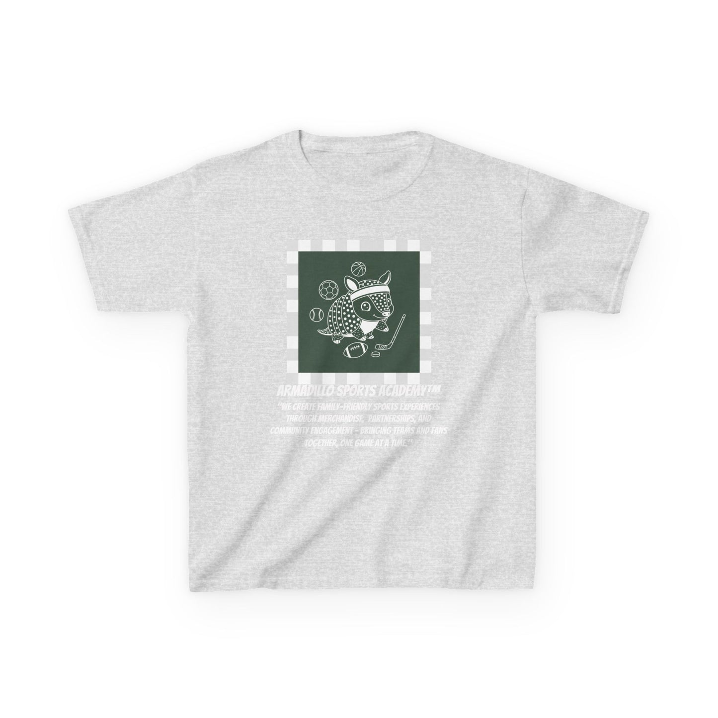 Kids Tee | Armadillo Sports Academy | Youth T-Shirt | Learn your Sport
