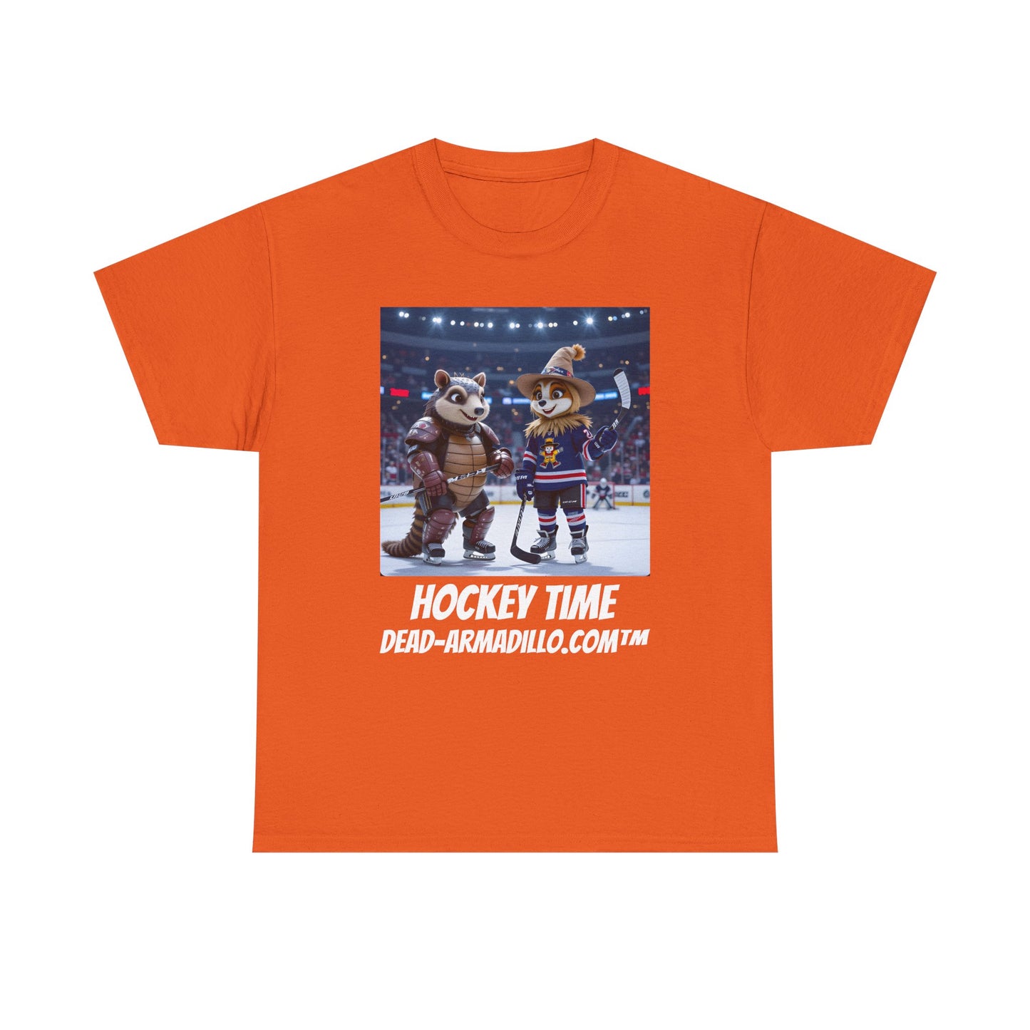 Hockey Mascot Tee — Retro Arena Mascots on Ice T‑Shirt - Corporate Sponsor for Bison Sports Association