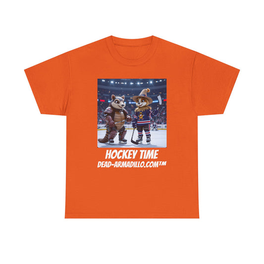 Hockey Mascot Tee — Retro Arena Mascots on Ice T‑Shirt - Corporate Sponsor for Bison Sports Association