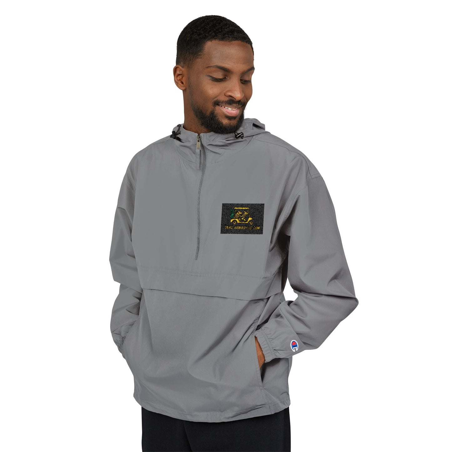 Anorak Jacket | Champion 1720TU | Custom Embroidered | Golf themed | Dead-Armadillo.com™